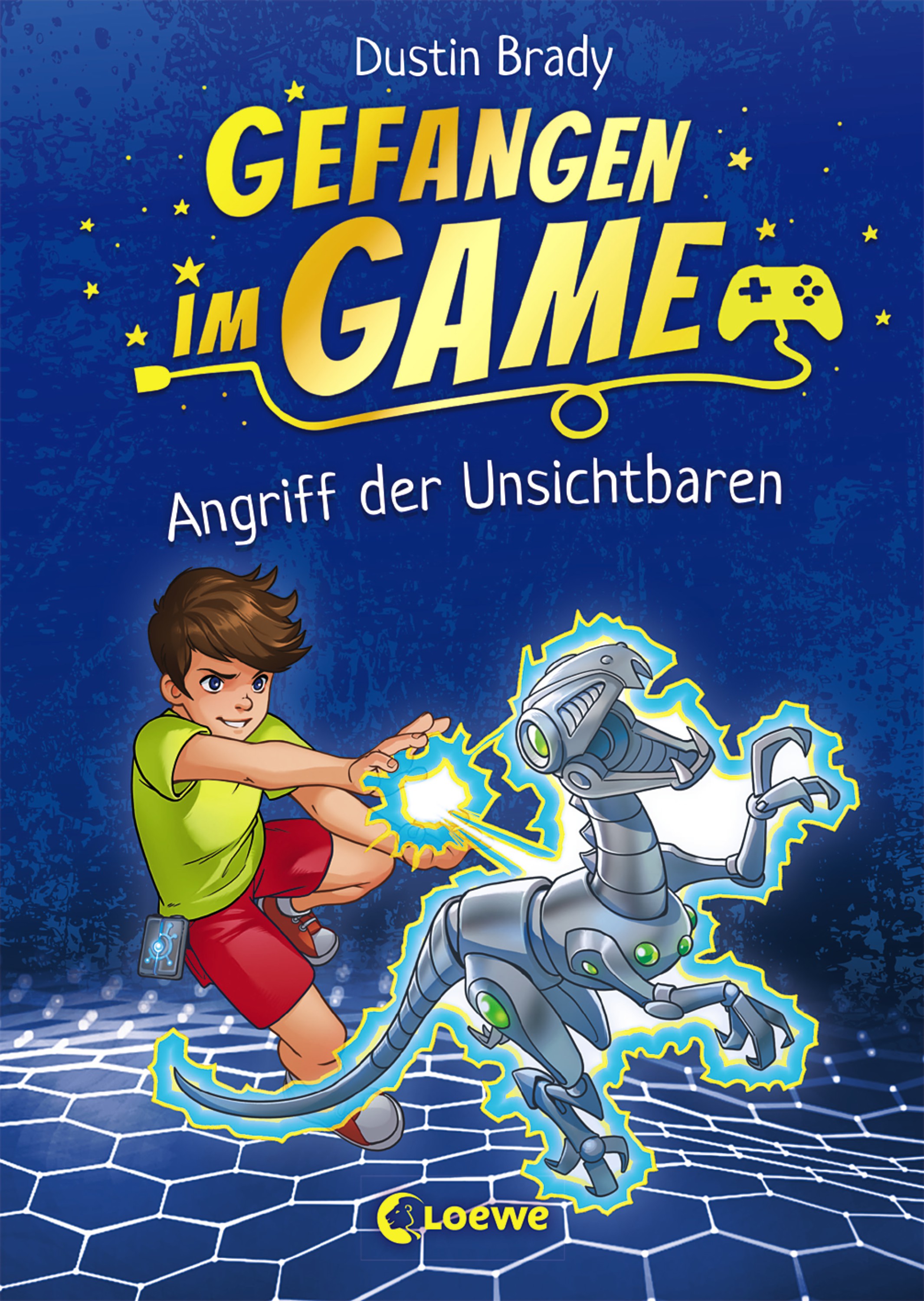 Обложка книги «Gefangen im Game - Angriff der Unsichtbaren»