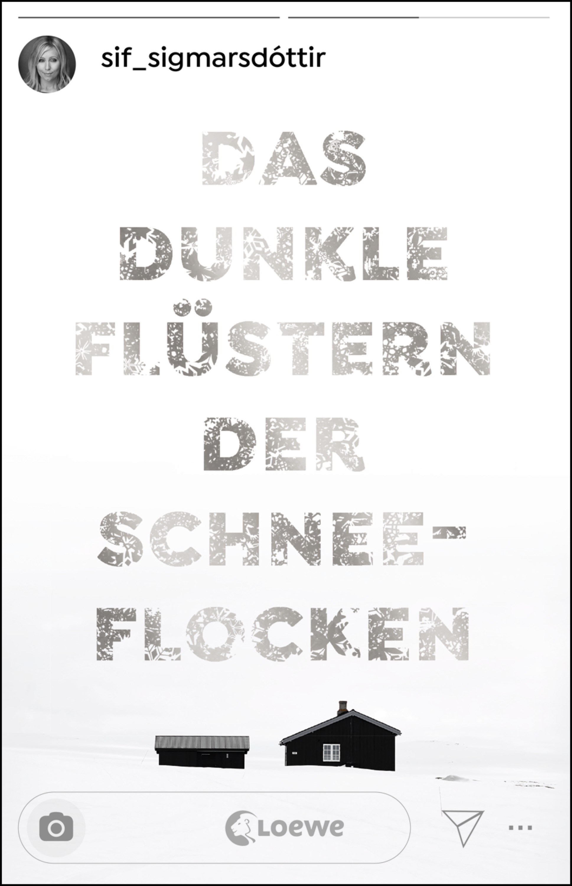 Обложка книги «Das dunkle Flüstern der Schneeflocken»