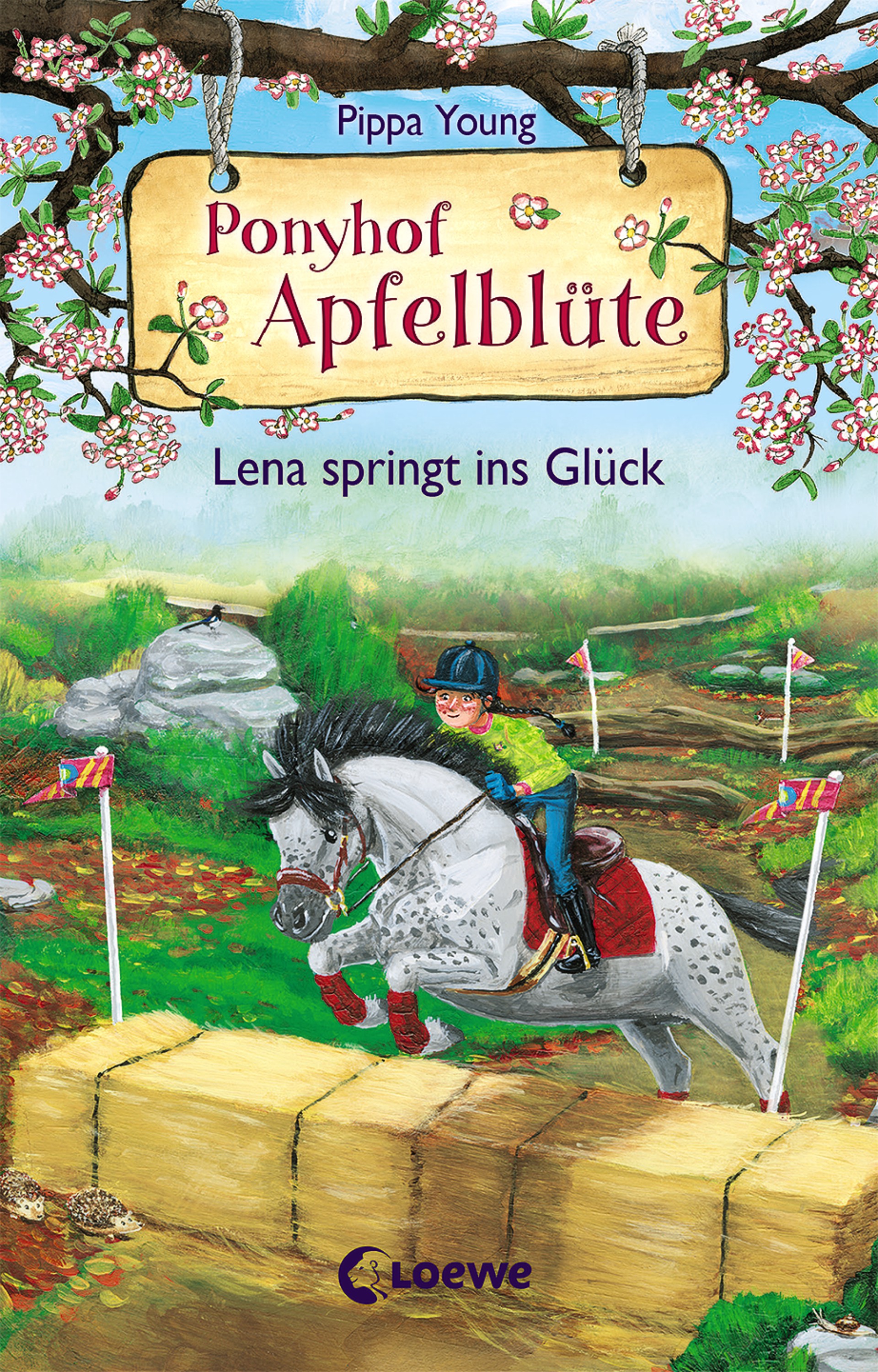 Обложка книги «Ponyhof Apfelblüte 16 - Lena springt ins Glück»