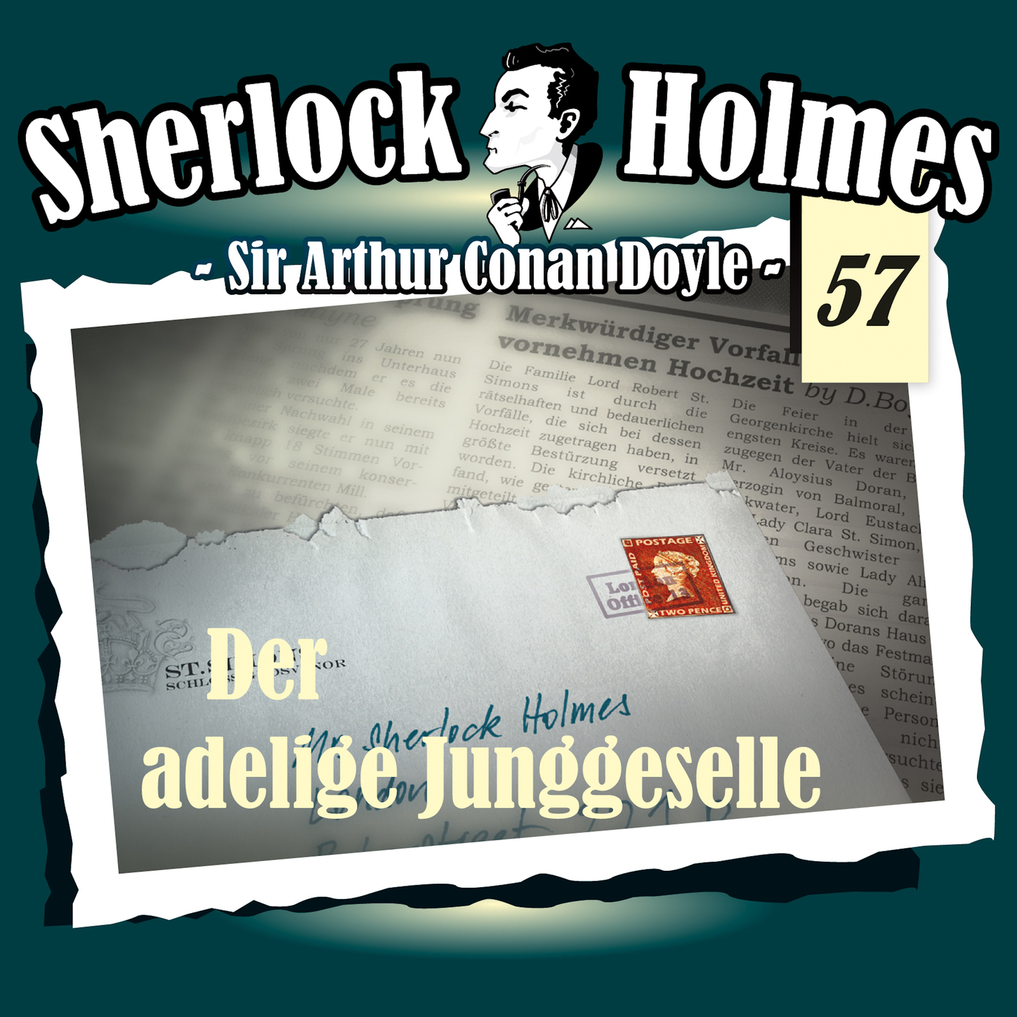 Обложка книги «Sherlock Holmes, Die Originale, Fall 57: Der adelige Junggeselle»