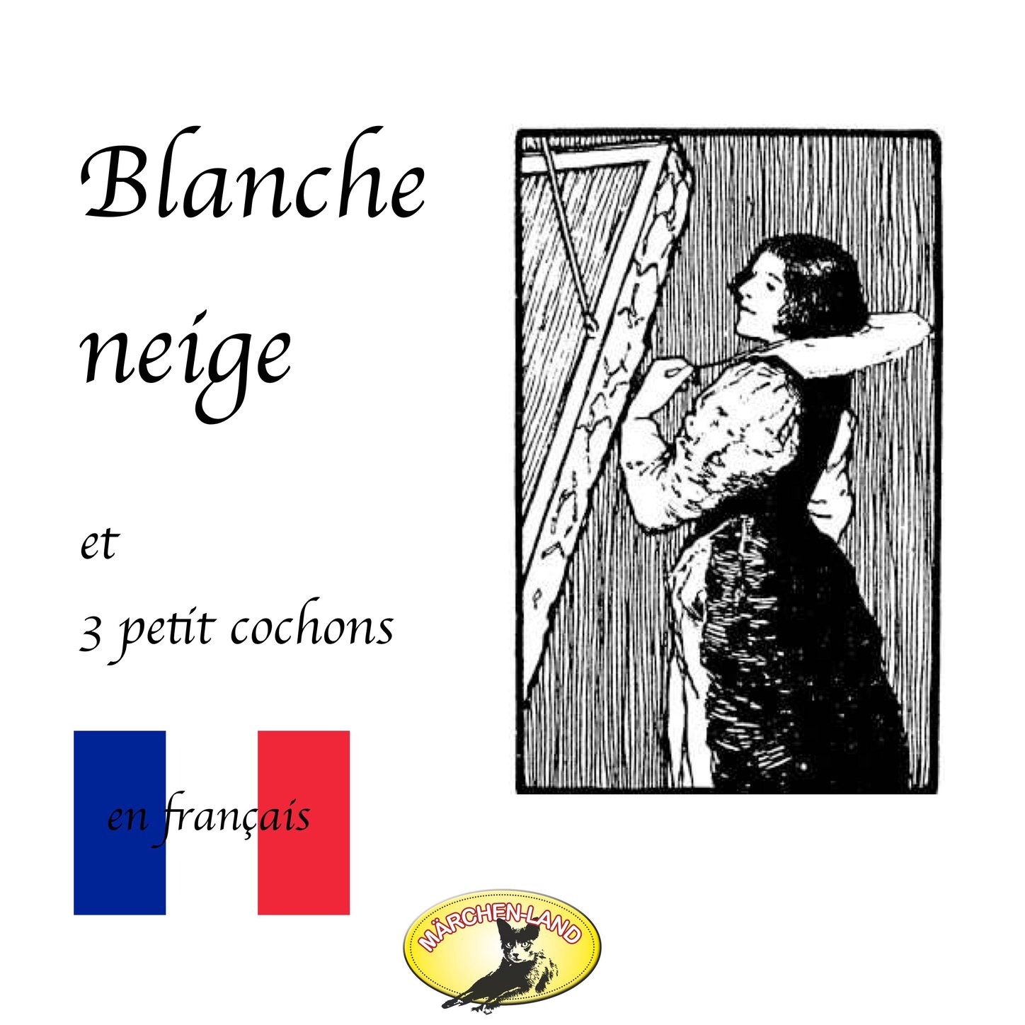 Обложка книги «Contes de fées en français, Blanche Neige / Les trois petit cochons»