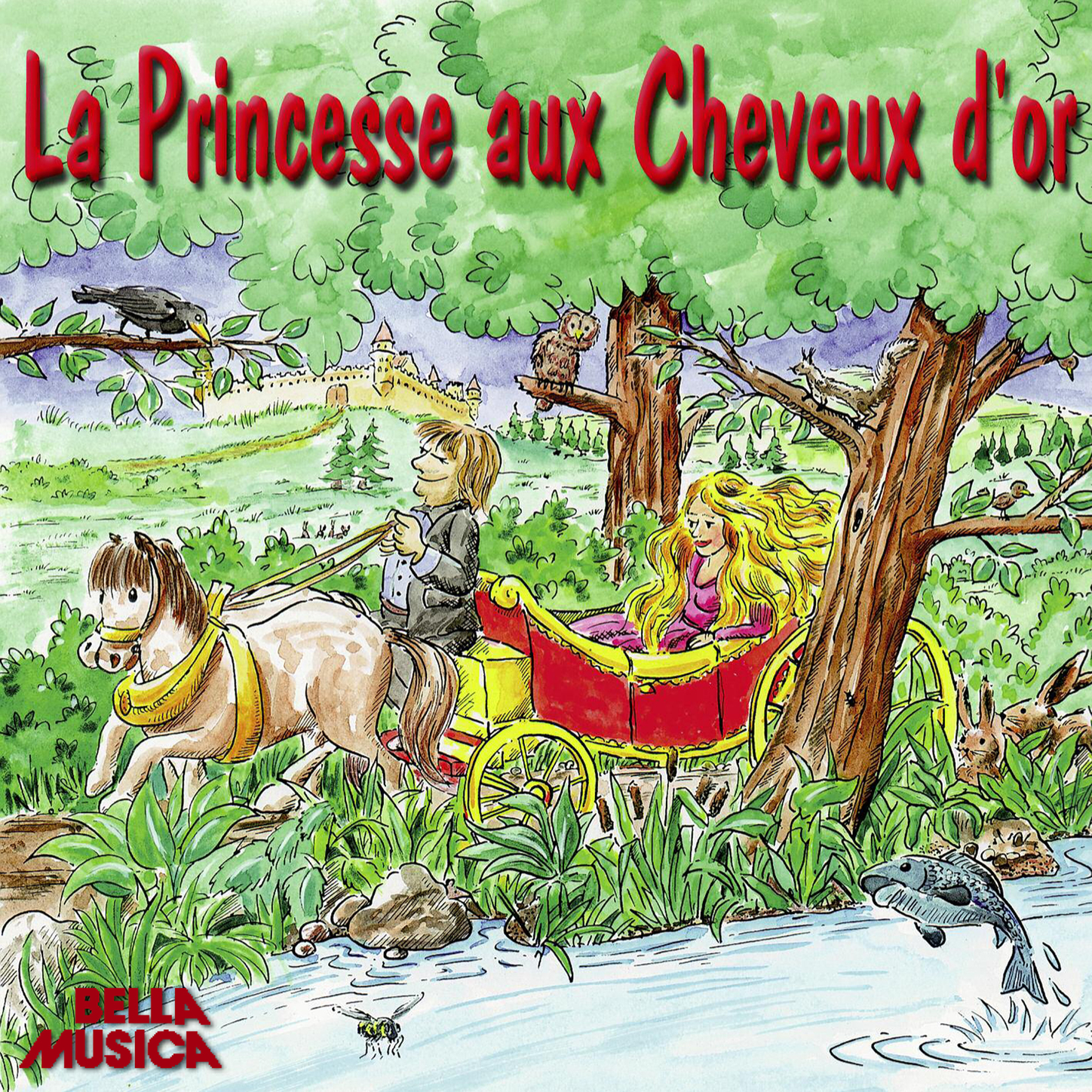 Обложка книги «La Princesse aux Cheveux d'or»