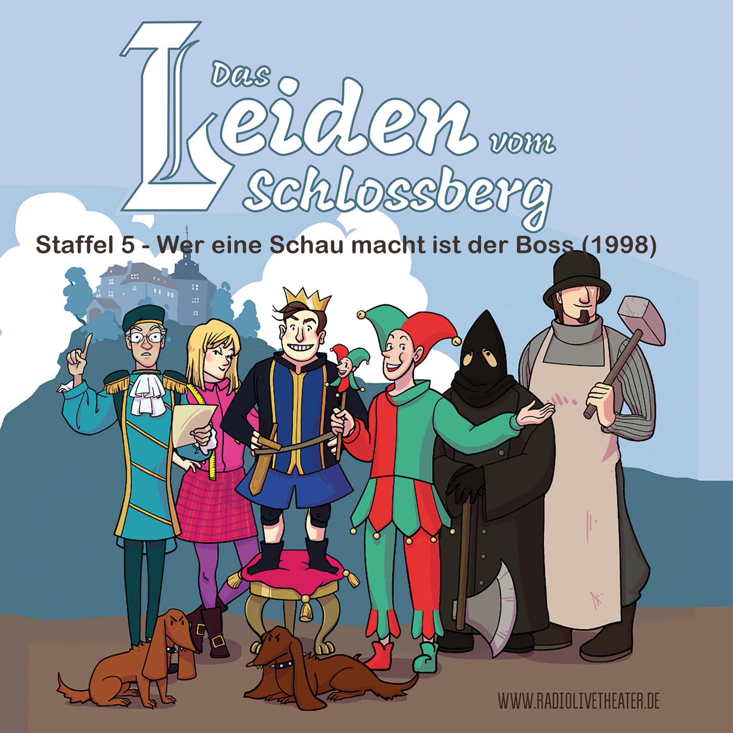 Обложка книги «Das Leiden vom Schlossberg, Staffel 5: Wer eine Schau macht ist der Boss (1998), Folge 121-150»