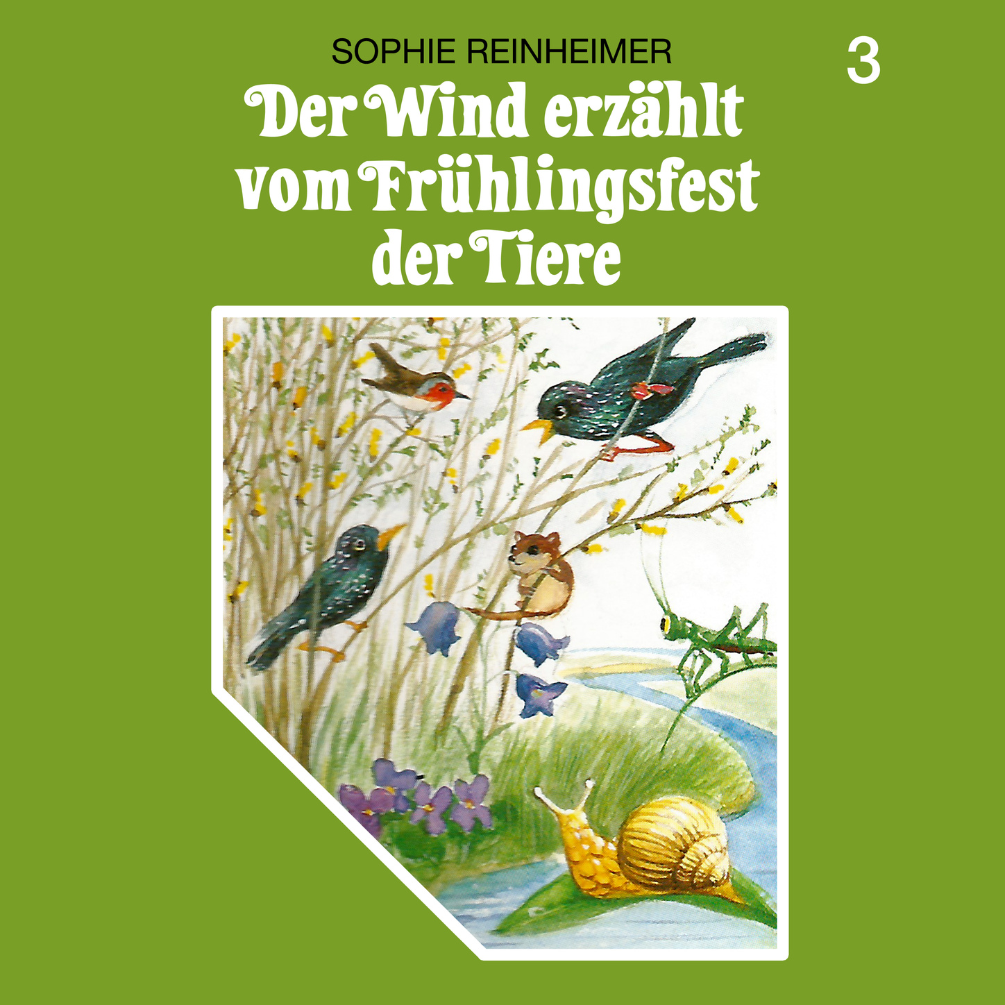 Обложка книги «Der Wind erzählt, Folge 3: Der Wind erzählt vom Frühlingsfest der Tiere»
