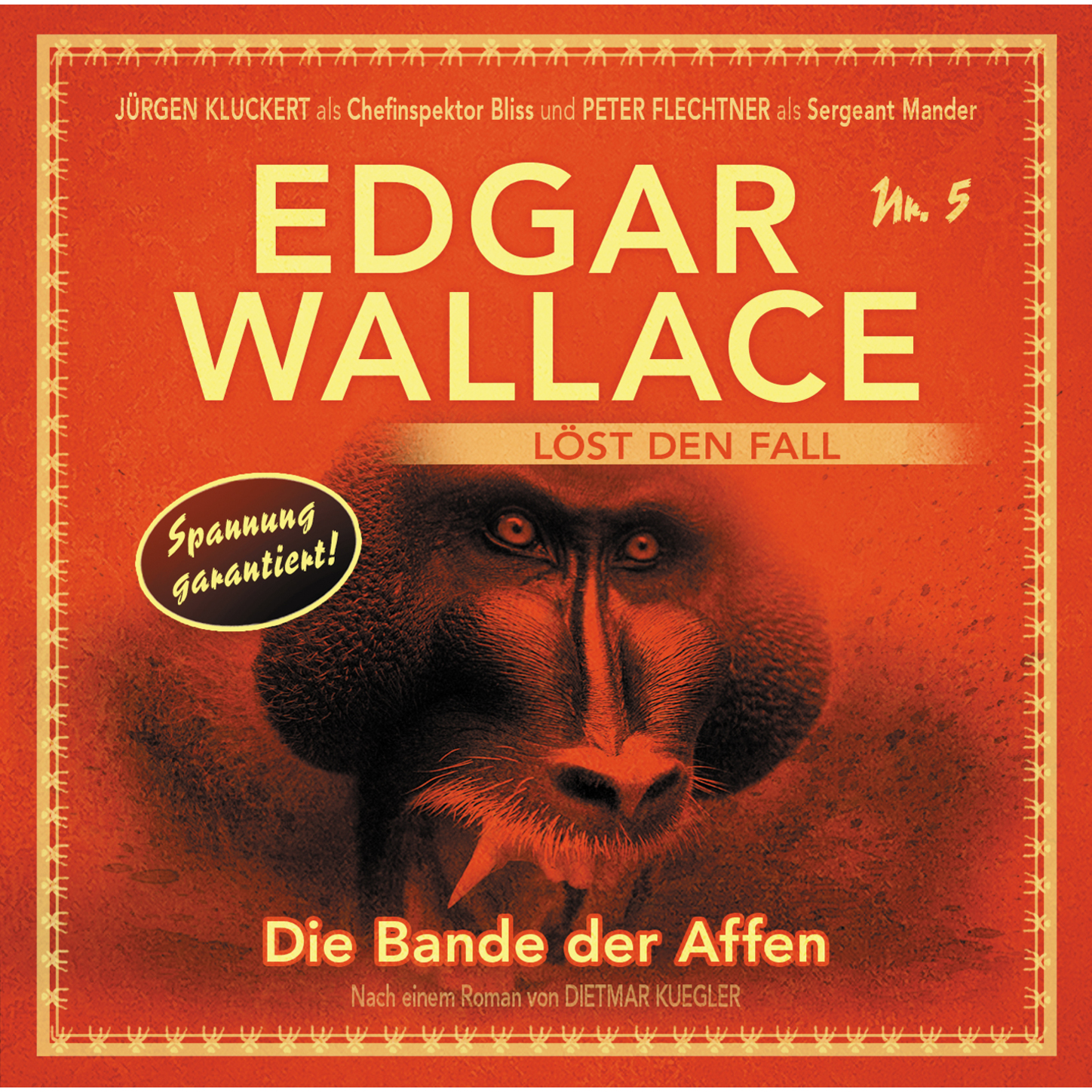 Обложка книги «Edgar Wallace - Edgar Wallace löst den Fall, Nr. 5: Die Bande der Affen»