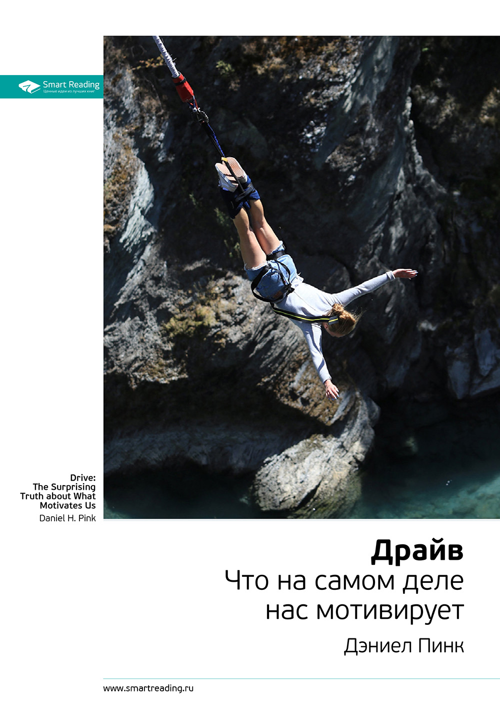 Обложка книги «Ключевые идеи книги: Драйв. Что на самом деле нас мотивирует. Дэниел Пинк»