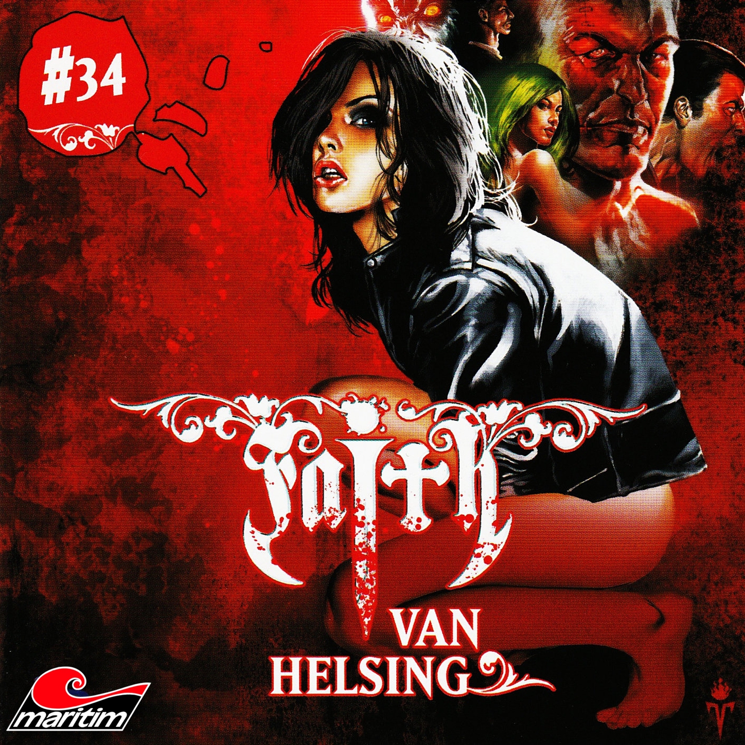Обложка книги «Faith - The Van Helsing Chronicles, Folge 34: Gefangen in der Psychoklinik»