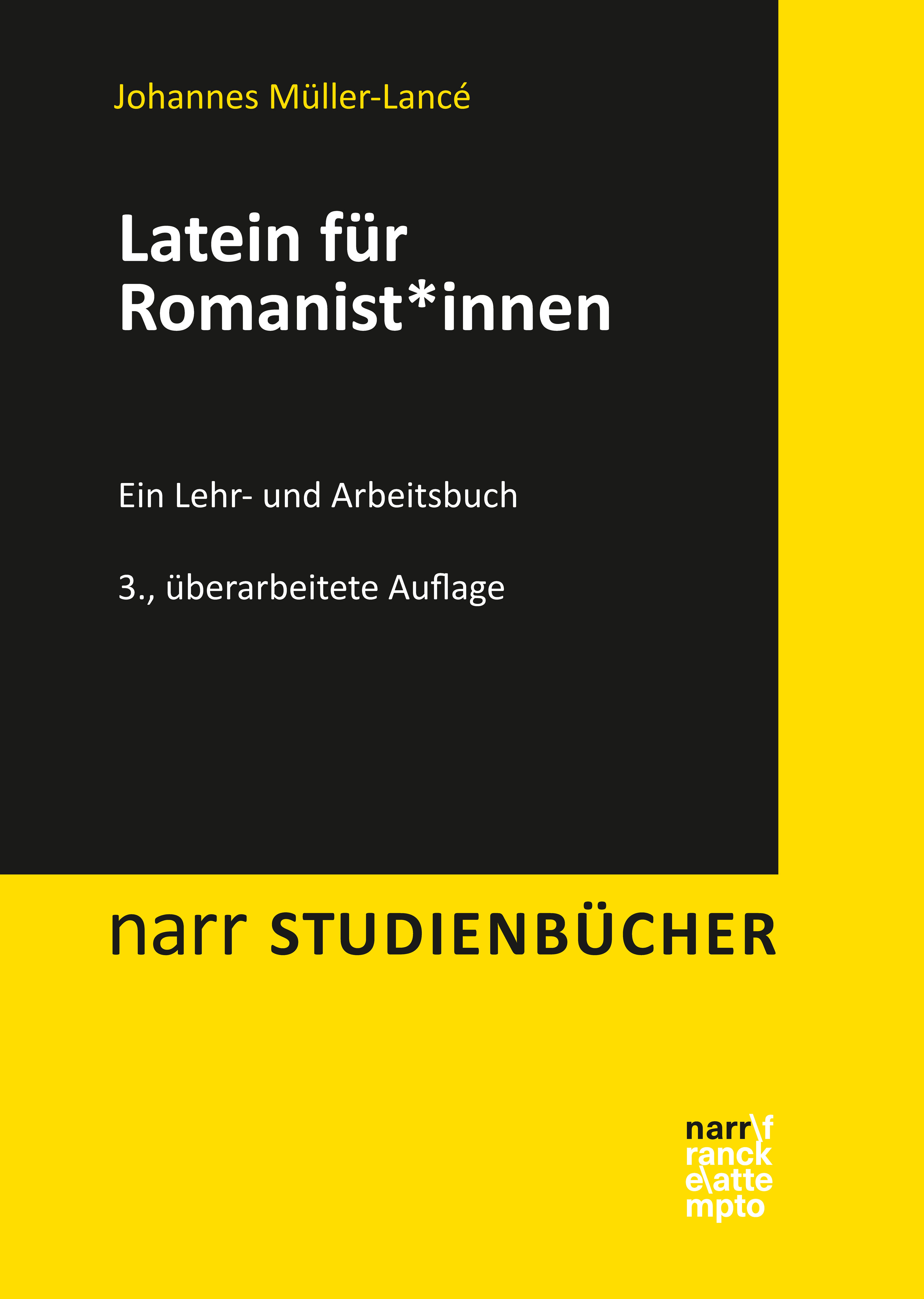 Обложка книги «Latein für Romanist*innen»