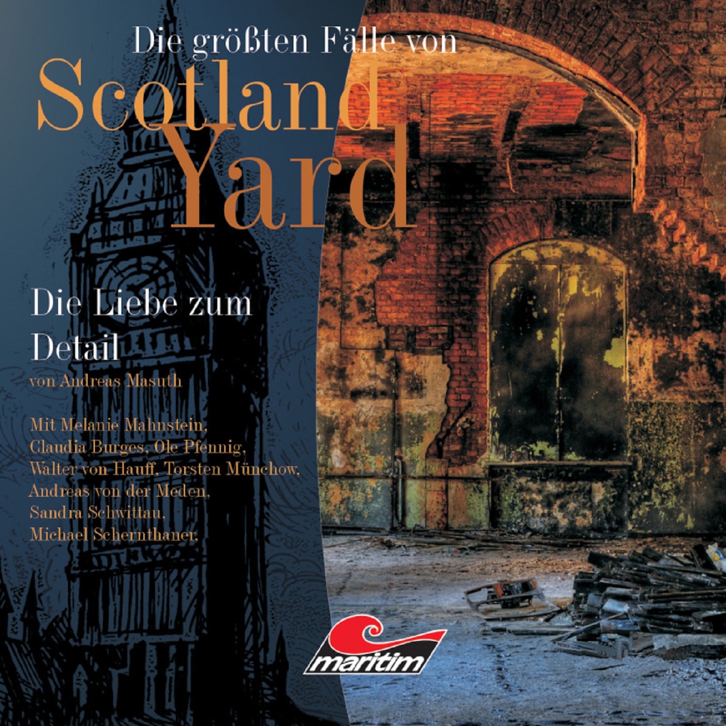 Обложка книги «Die größten Fälle von Scotland Yard, Folge 10: Die Liebe zum Detail»