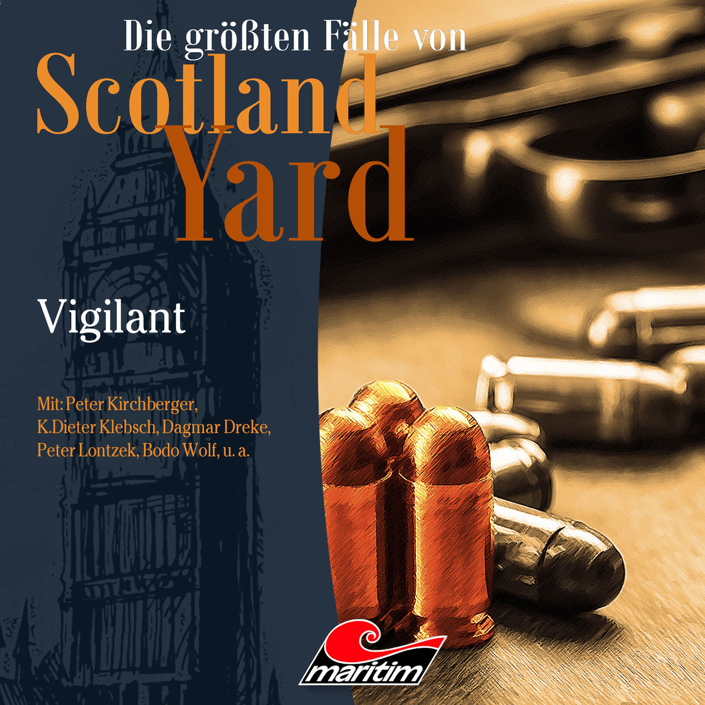 Обложка книги «Die größten Fälle von Scotland Yard, Folge 30: Vigilant»