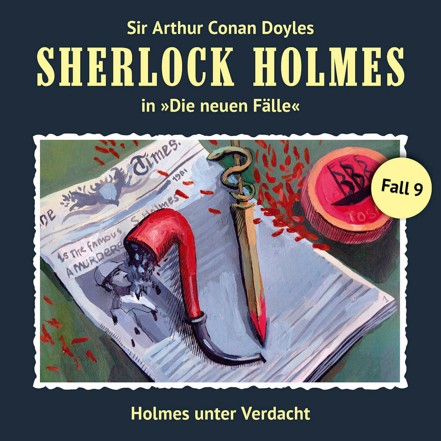 Обложка книги «Sherlock Holmes, Die neuen Fälle, Fall 9: Holmes unter Verdacht»