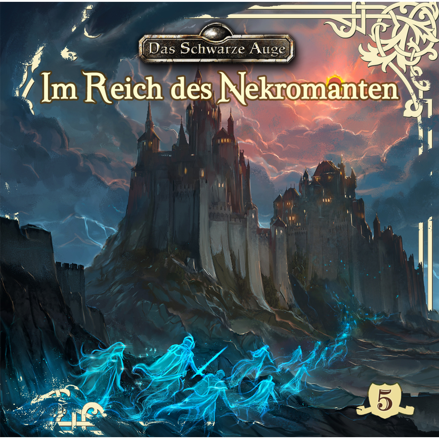 Обложка книги «Das schwarze Auge, Folge 5: Im Reich des Nekromanten»