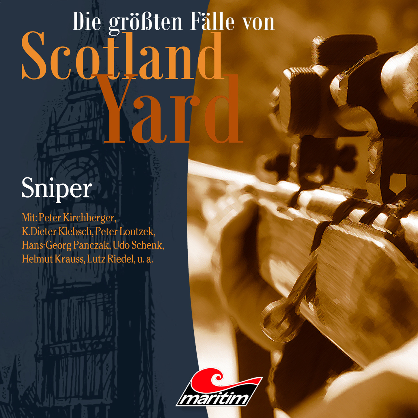 Обложка книги «Die größten Fälle von Scotland Yard, Folge 37: Sniper»