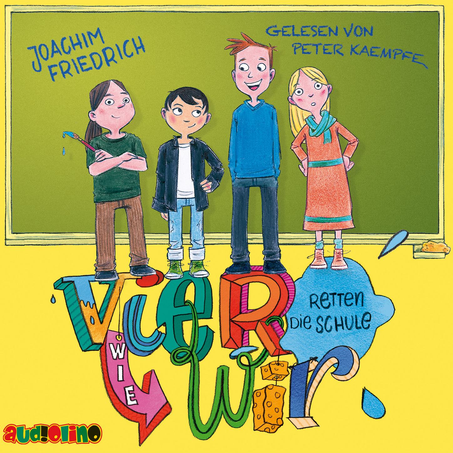 Обложка книги «Vier wie wir retten die Schule - Vier wie wir 1»