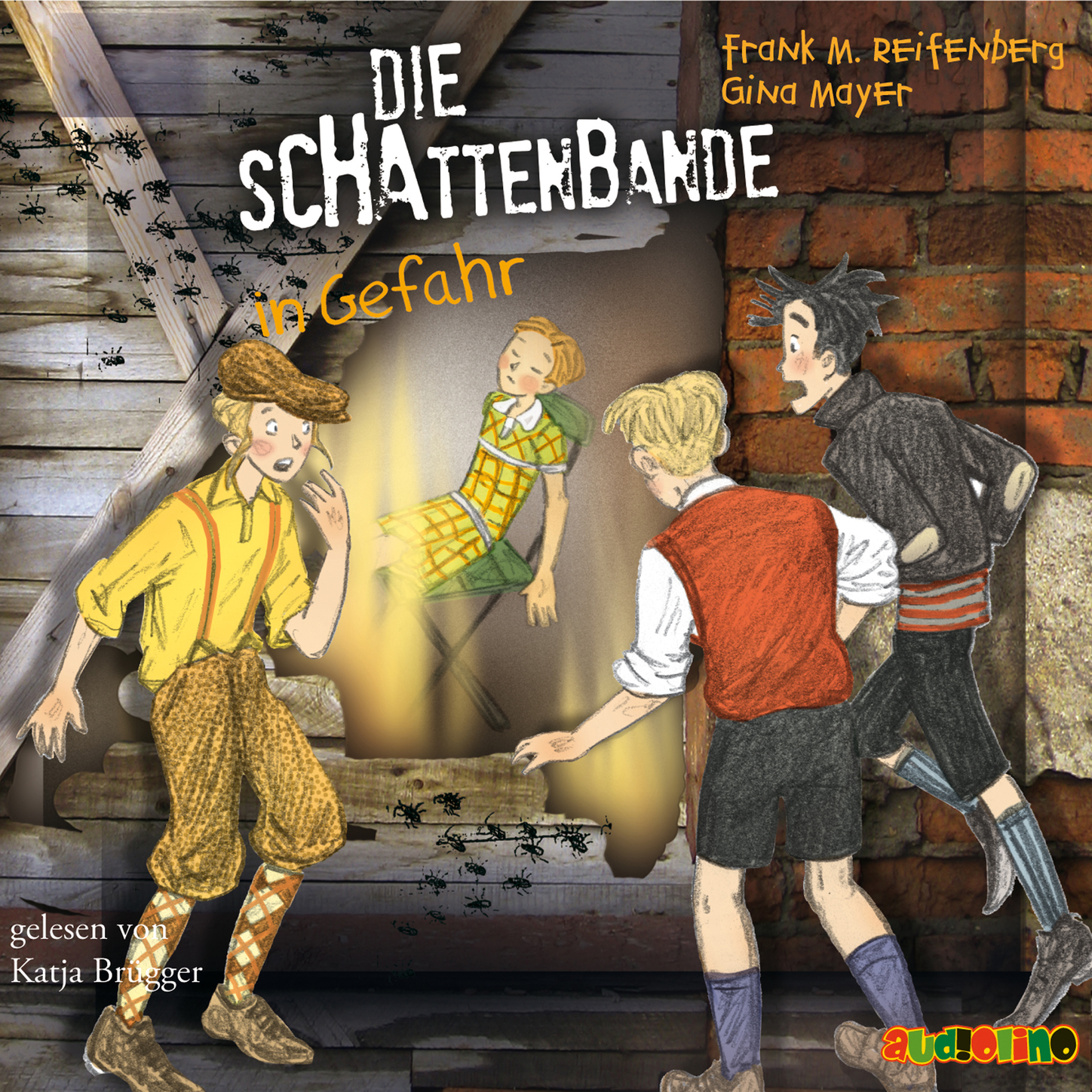 Обложка книги «Die Schattenbande in Gefahr - Die Schattenbande 3»