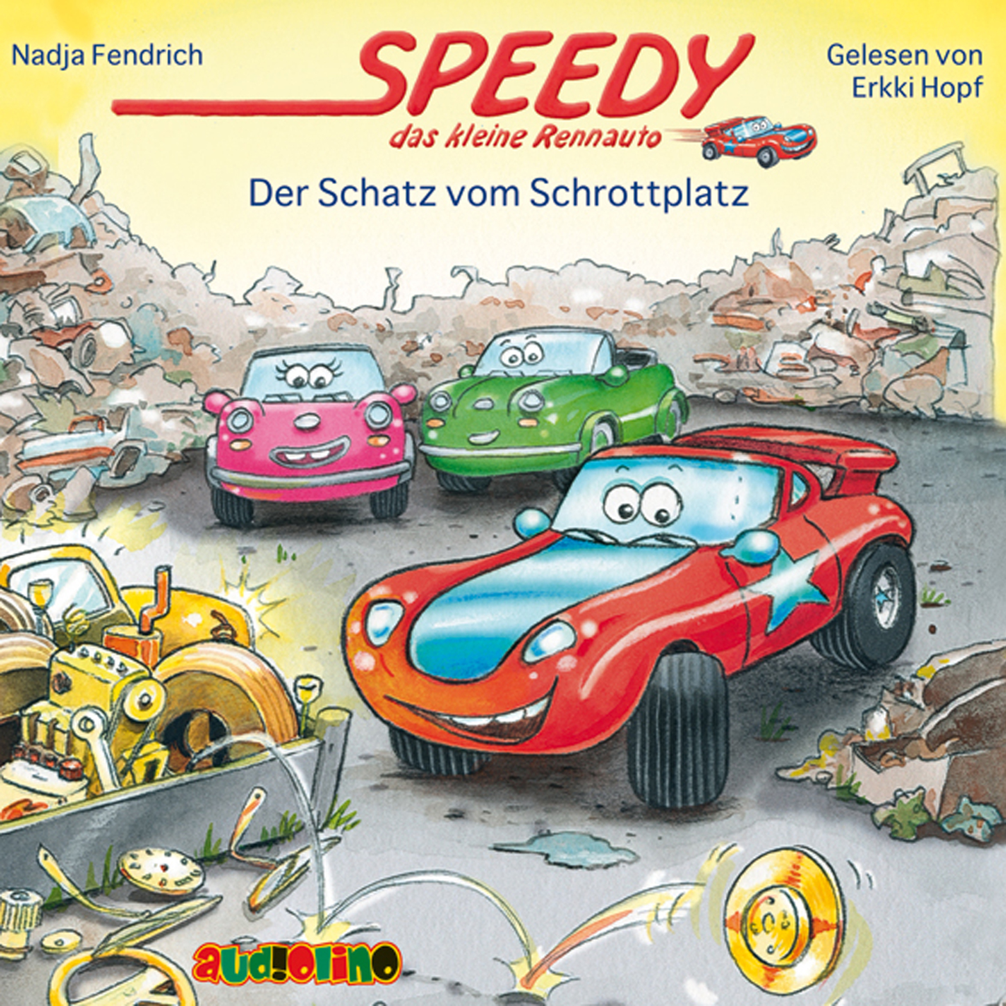 Обложка книги «Der Schatz vom Schrottplatz - Speedy, das kleine Rennauto 3»