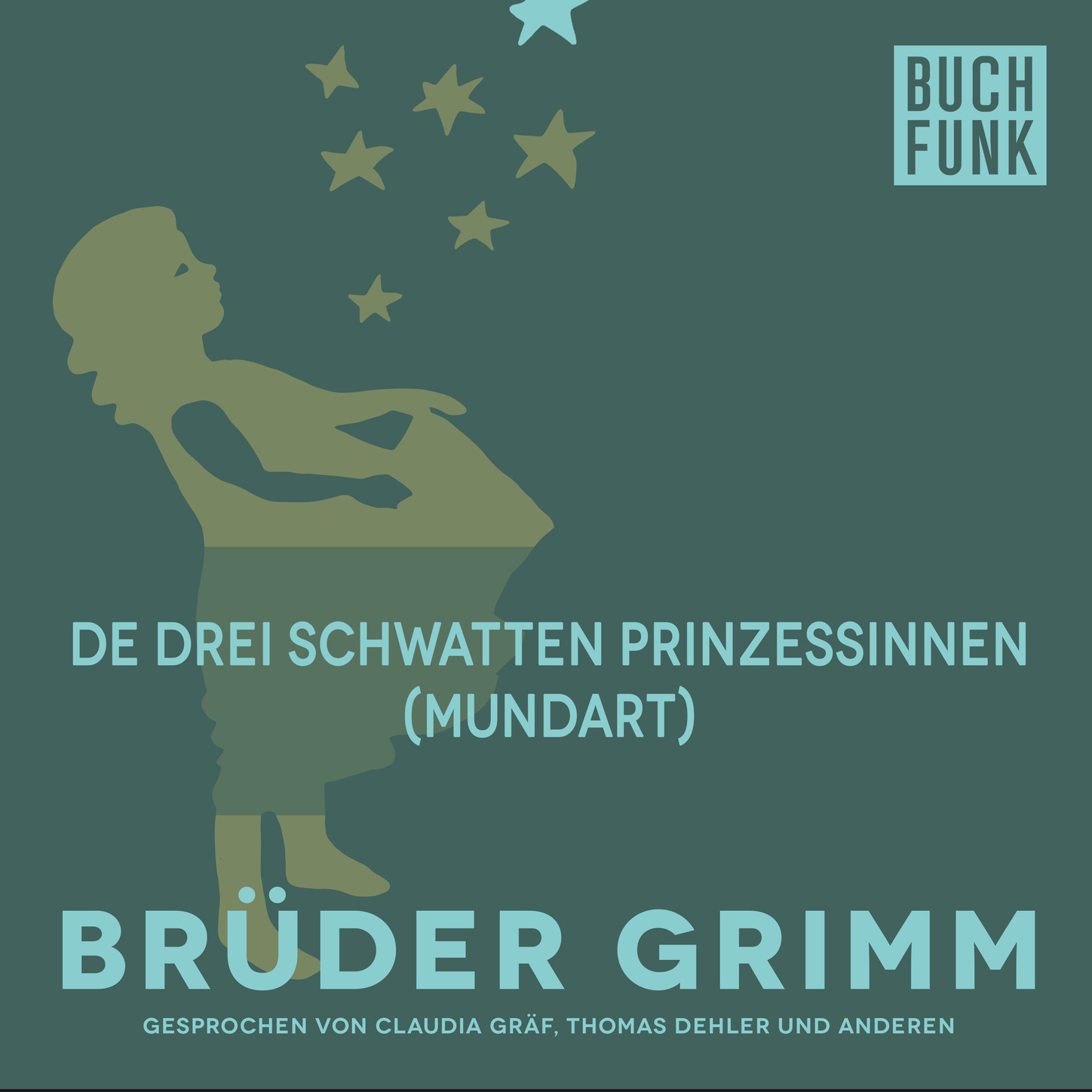 Обложка книги «De drei schwatten Prinzessinnen (Mundart)»