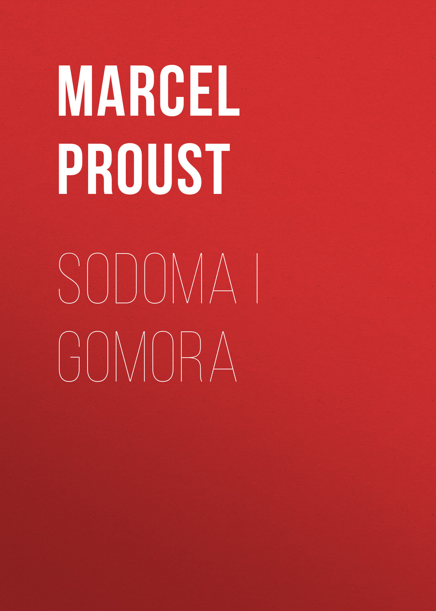 Обложка книги «Sodoma i Gomora»
