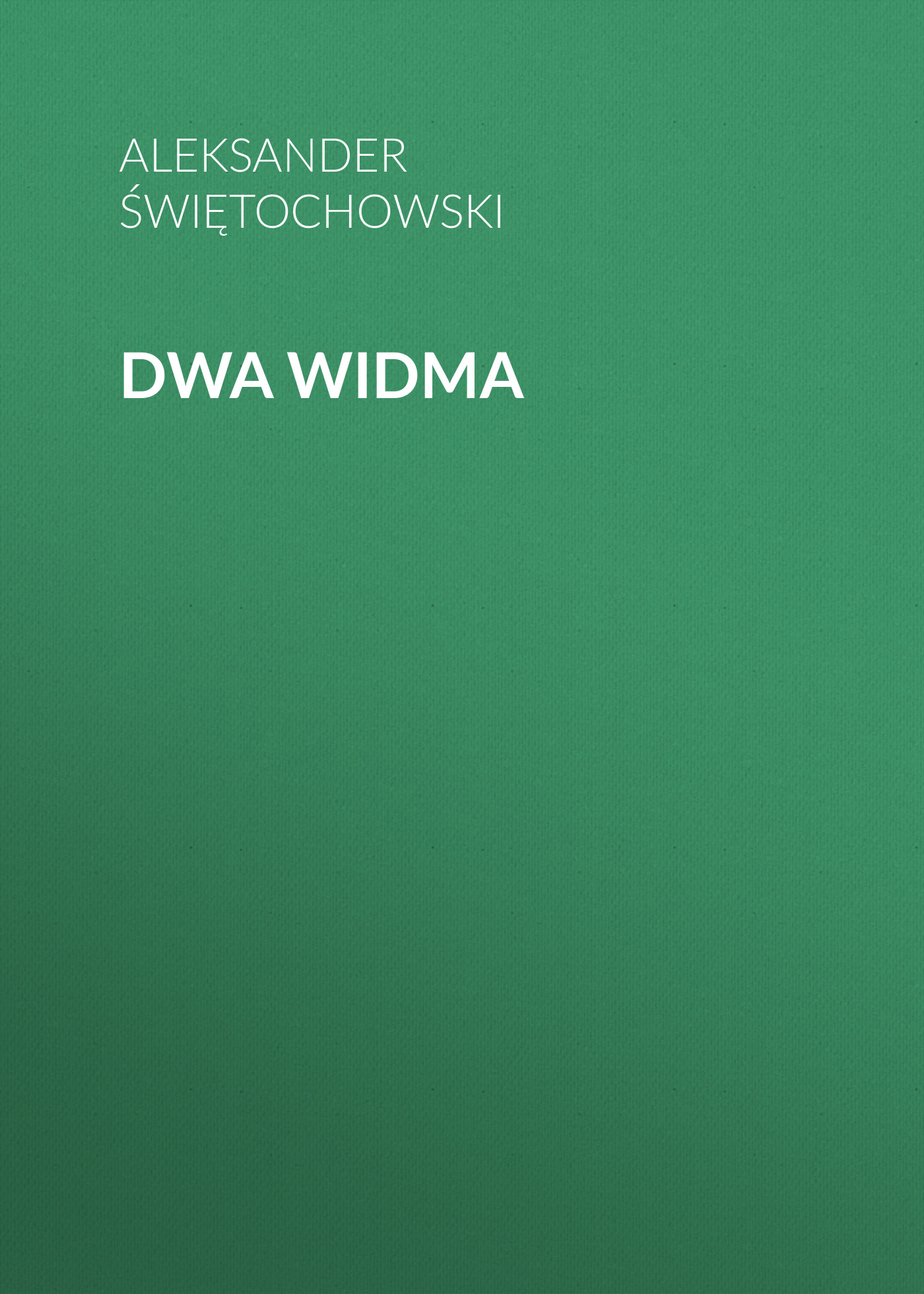 Обложка книги «Dwa widma»