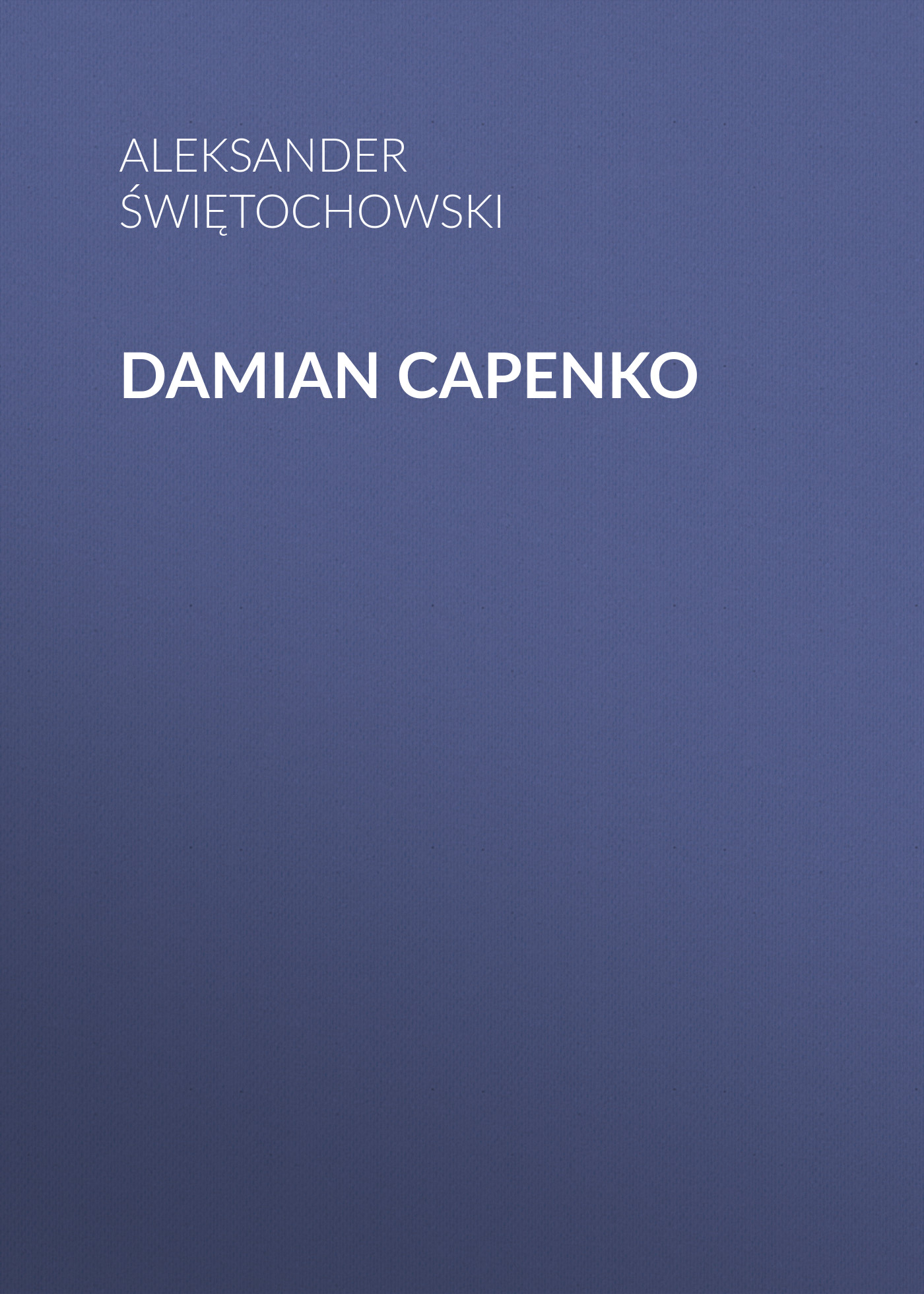 Обложка книги «Damian Capenko»