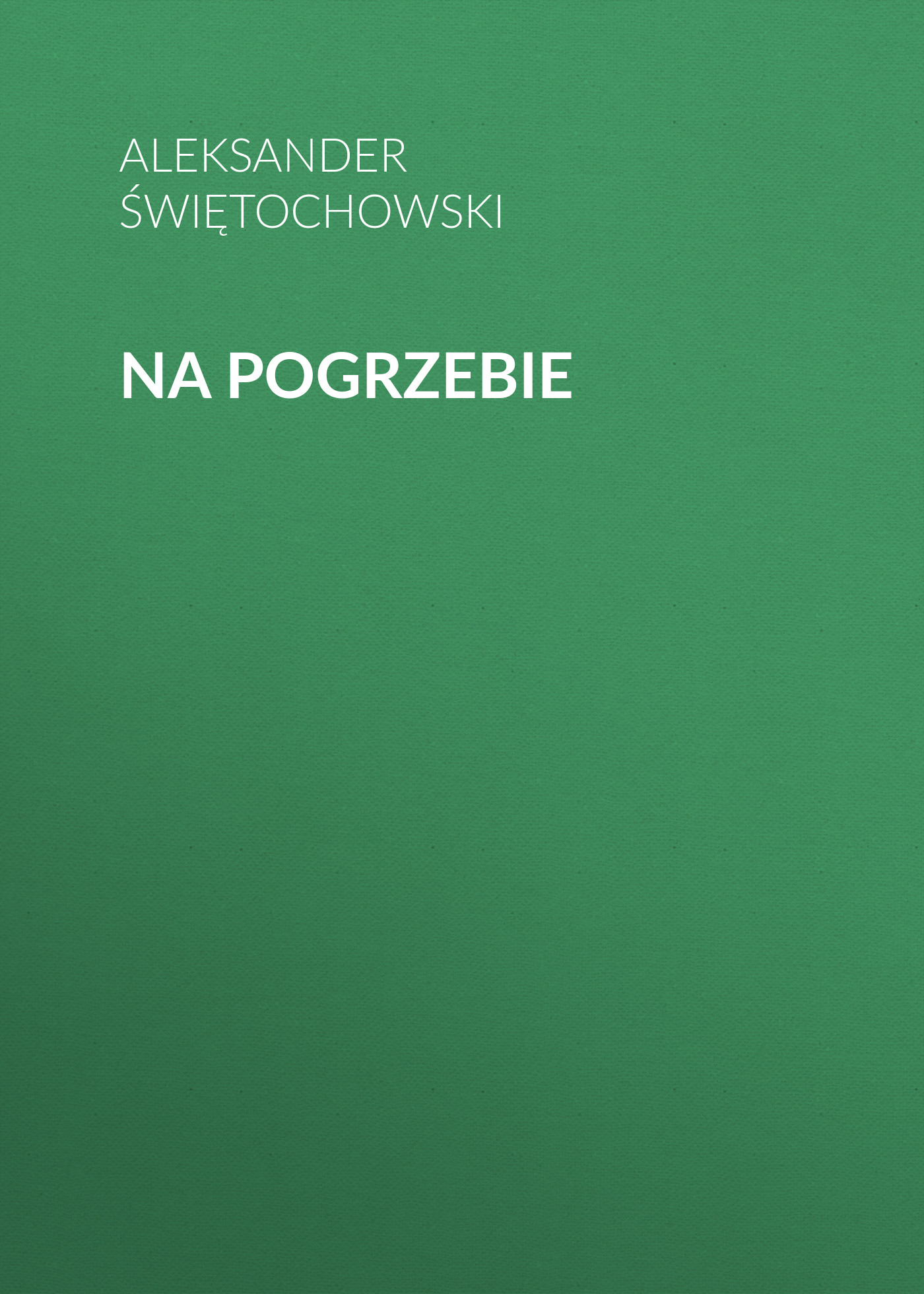 Обложка книги «Na pogrzebie»