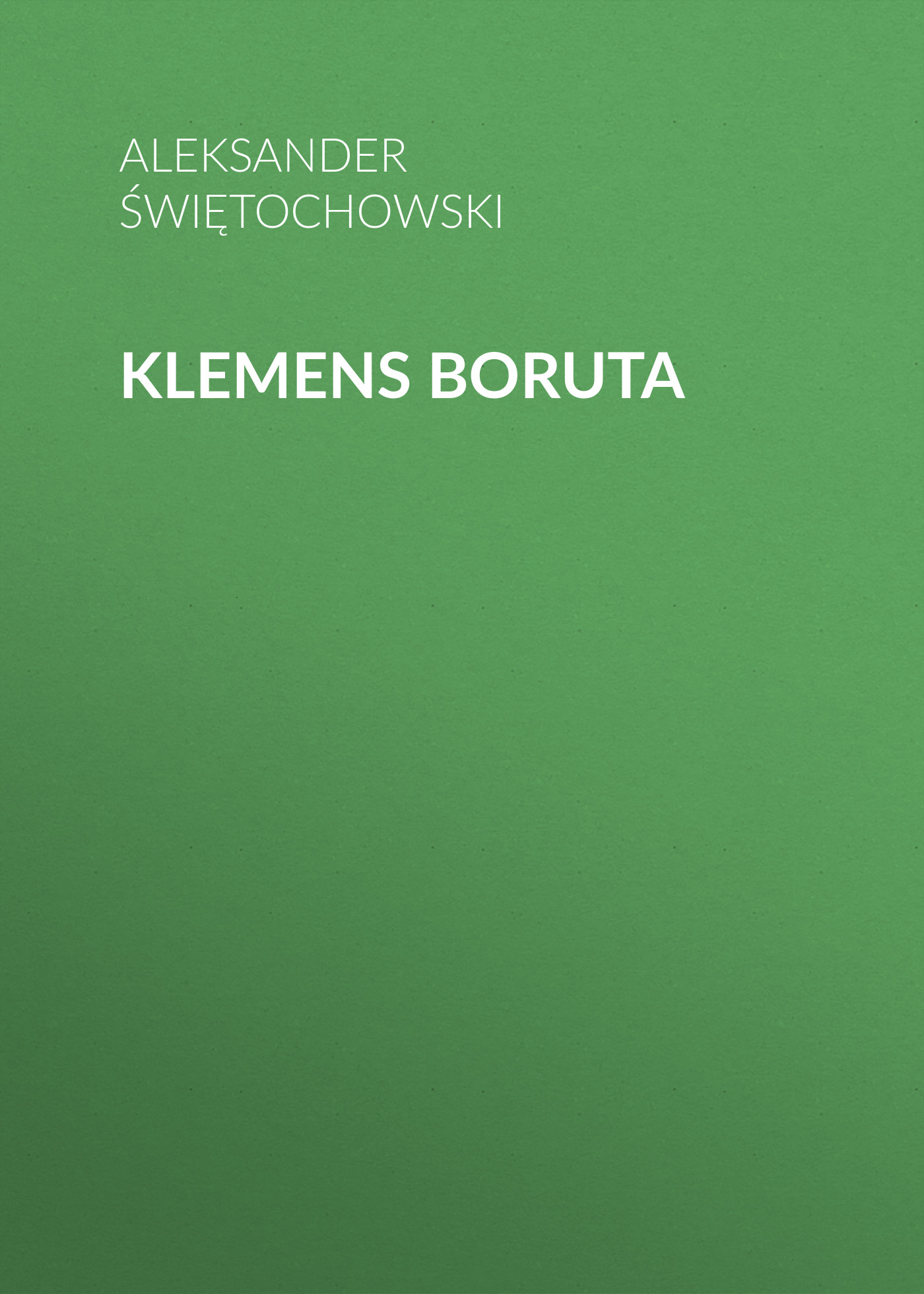 Обложка книги «Klemens Boruta»