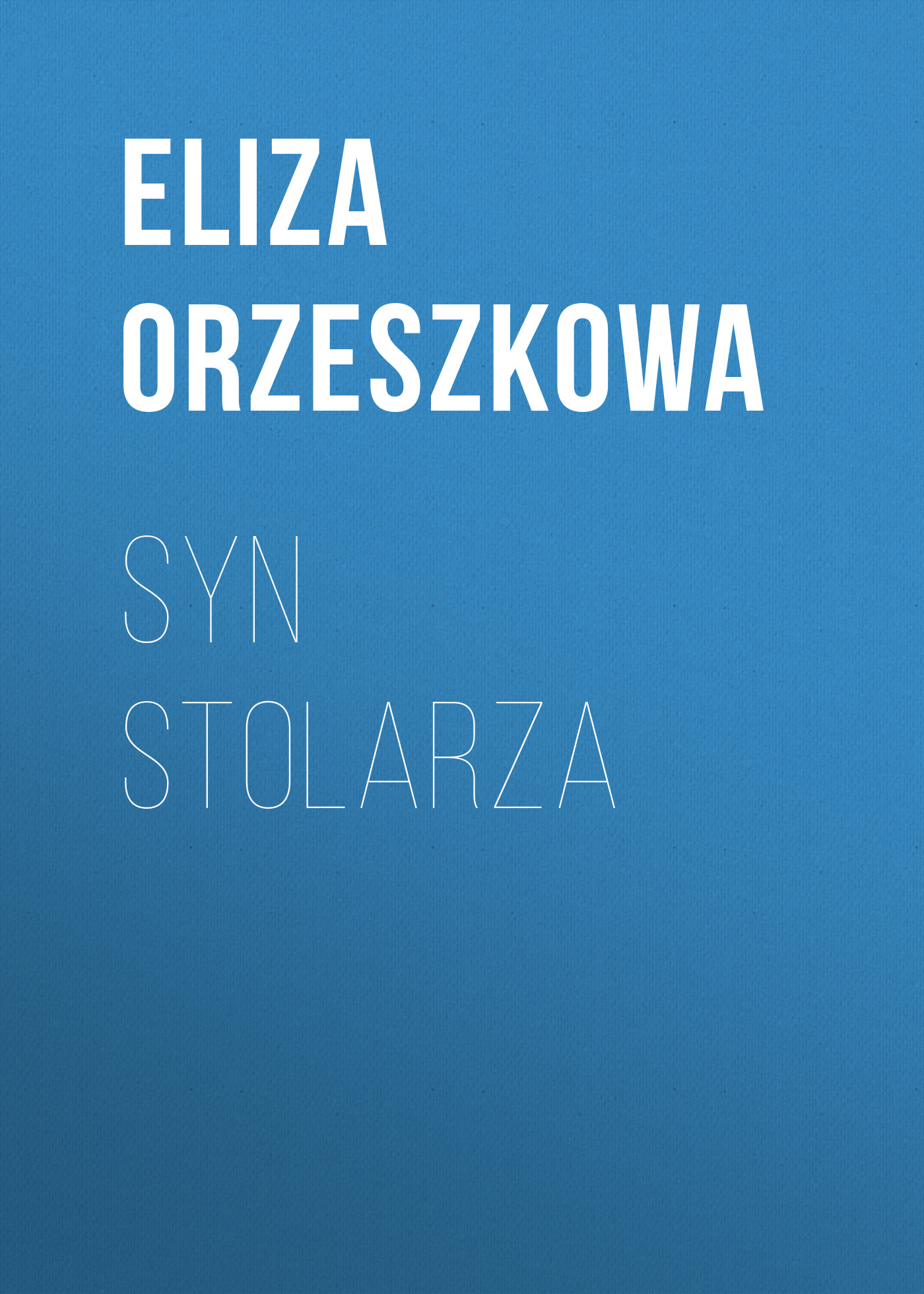 Обложка книги «Syn stolarza»