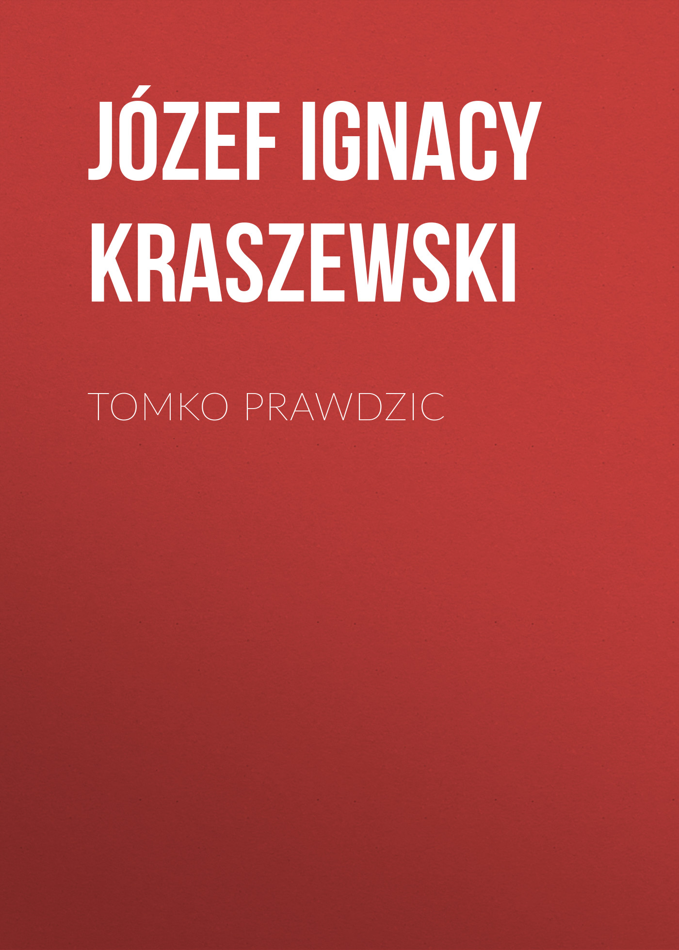 Обложка книги «Tomko Prawdzic»