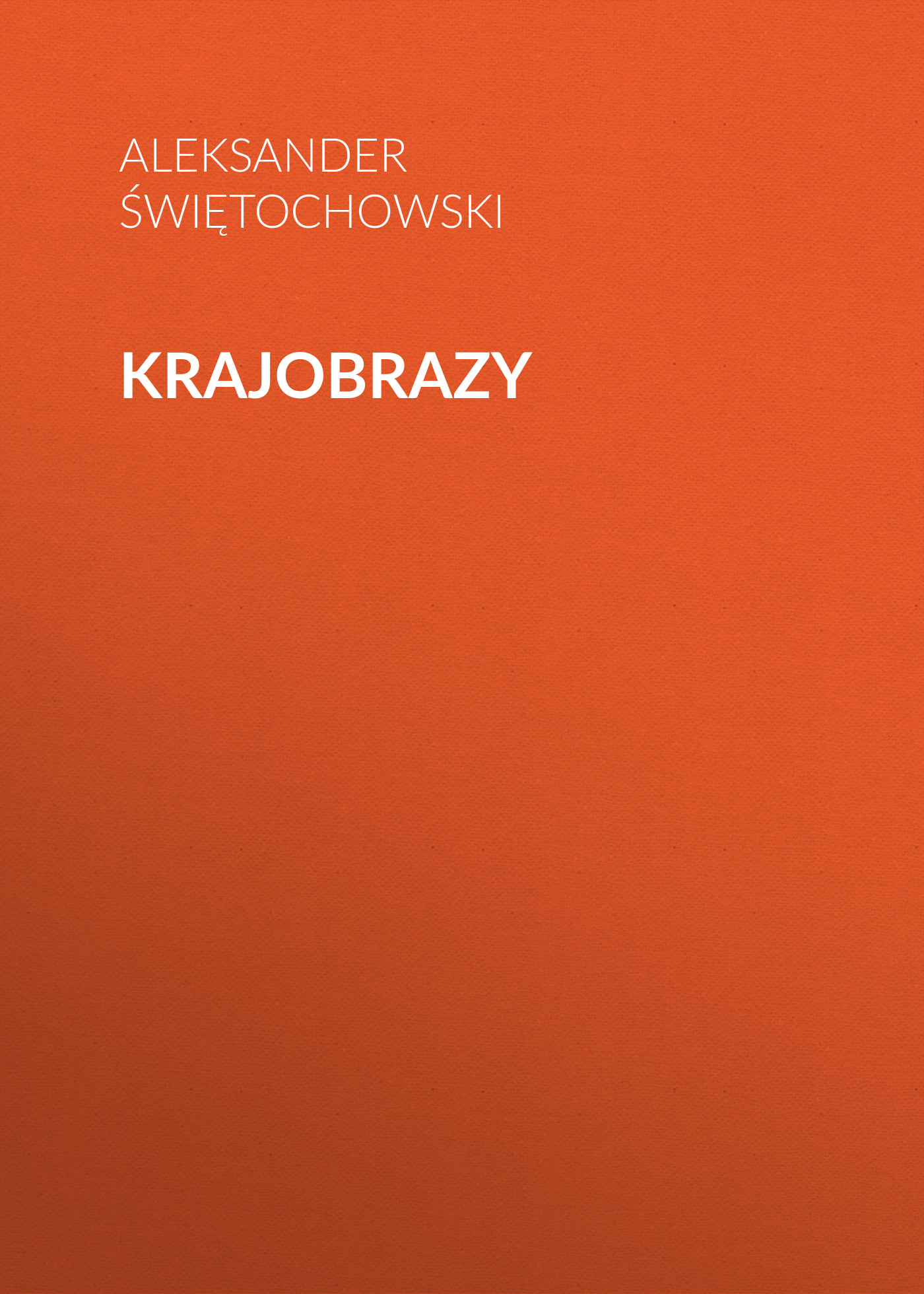 Обложка книги «Krajobrazy»