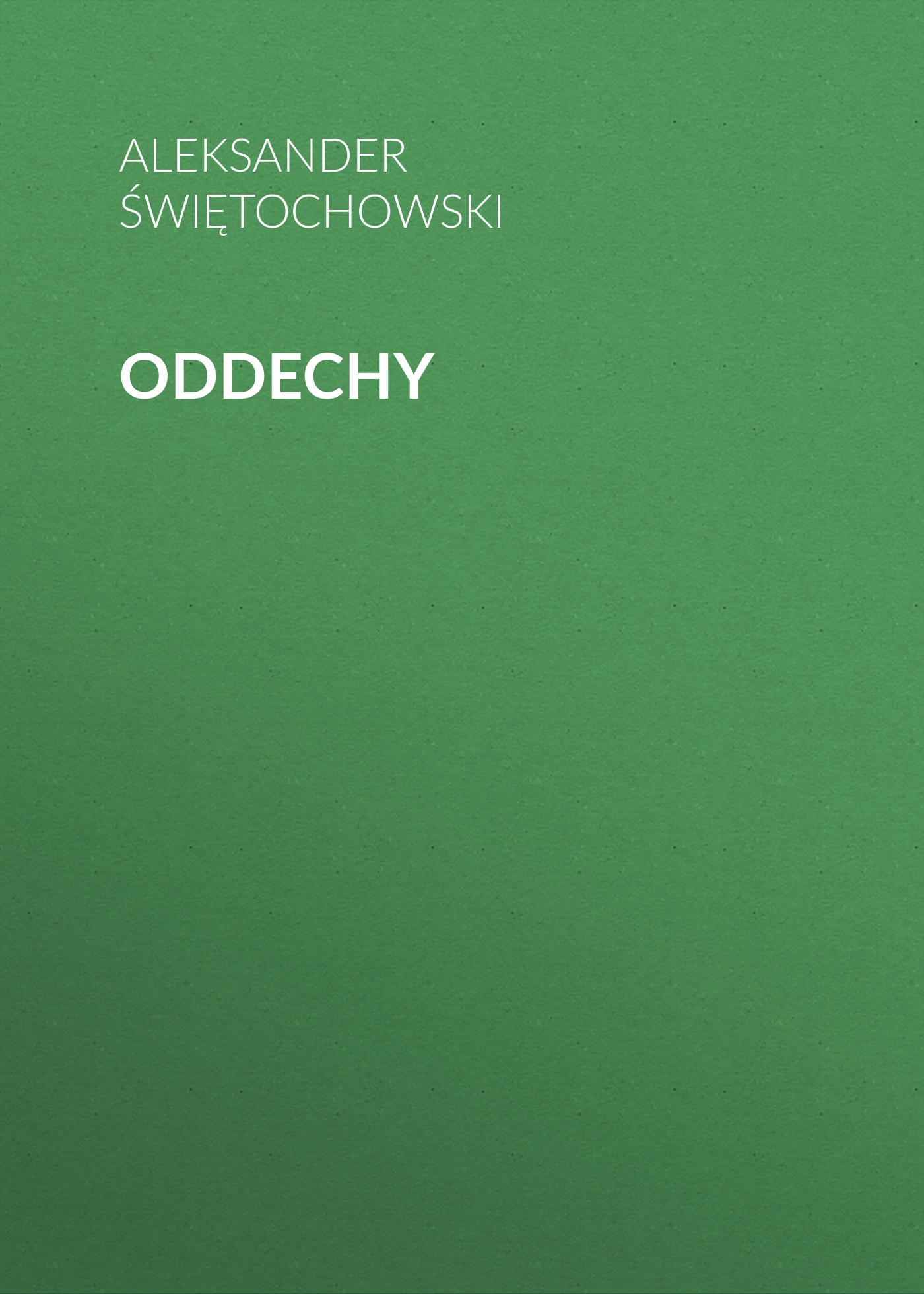 Обложка книги «Oddechy»
