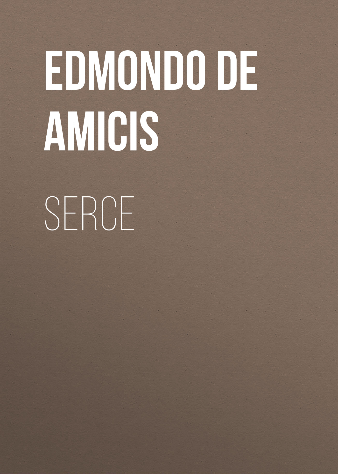 Обложка книги «Serce»