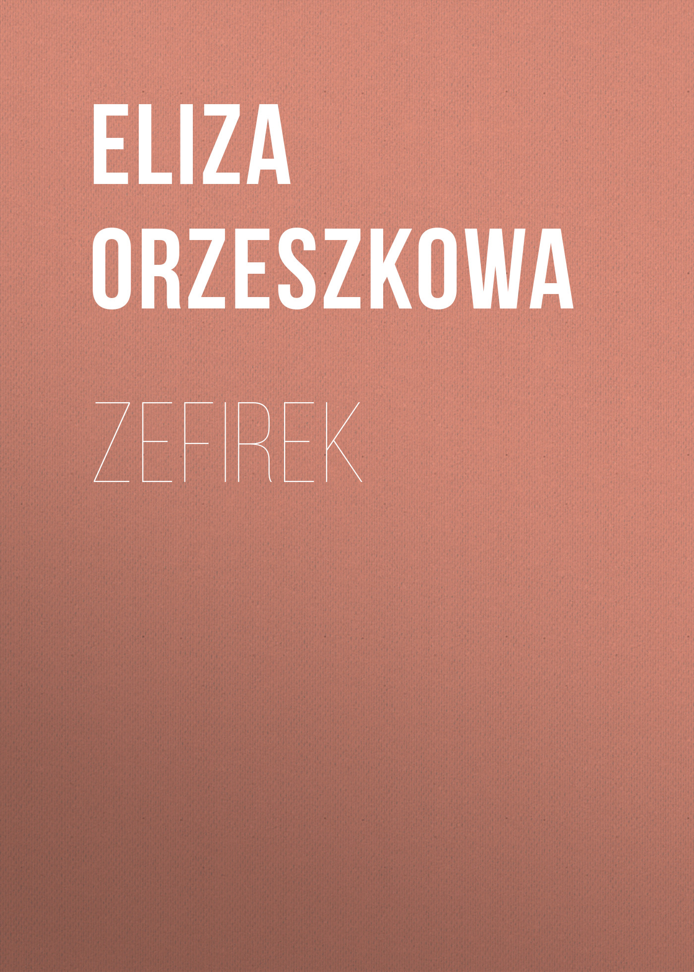 Обложка книги «Zefirek»