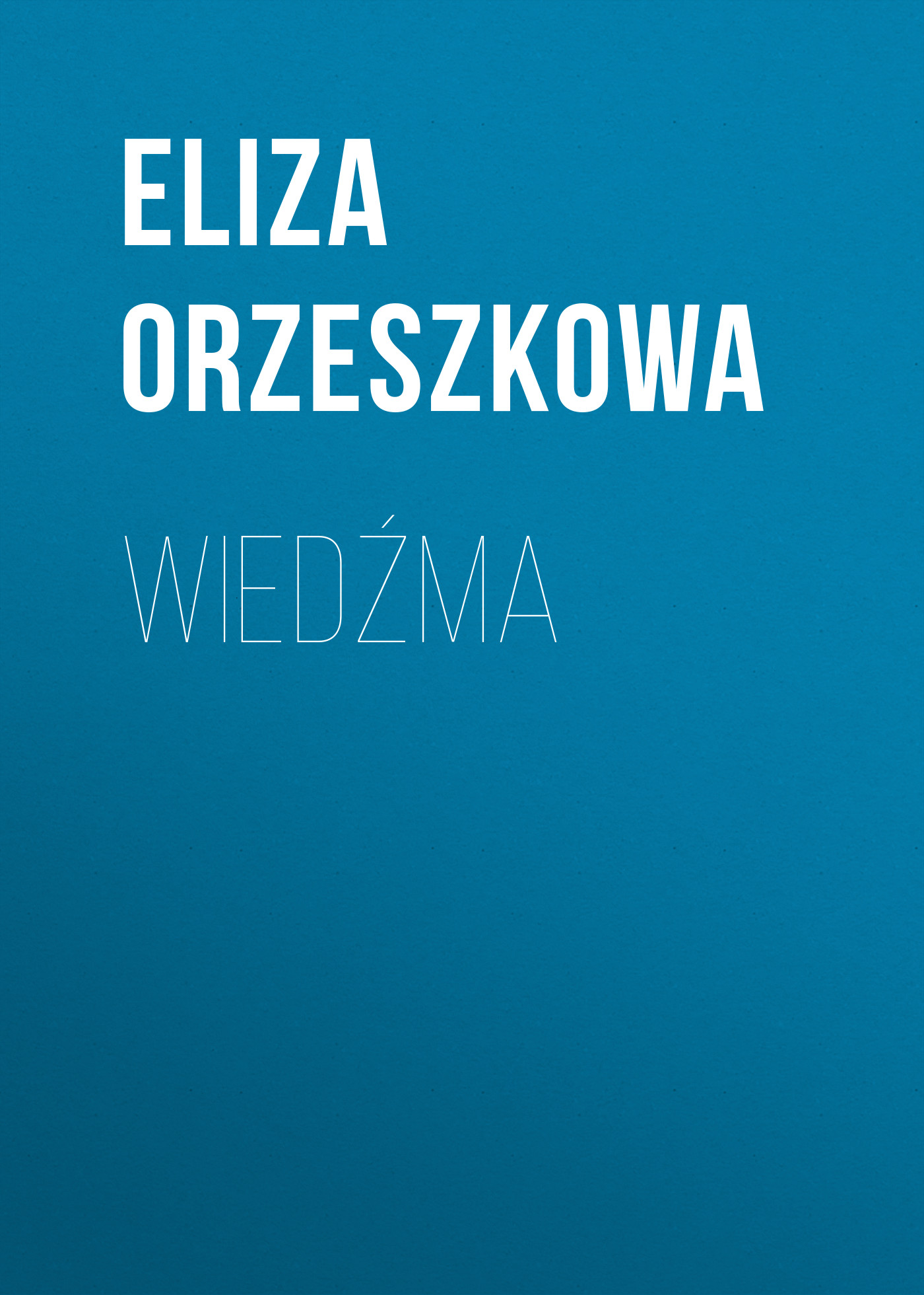 Обложка книги «Wiedźma»