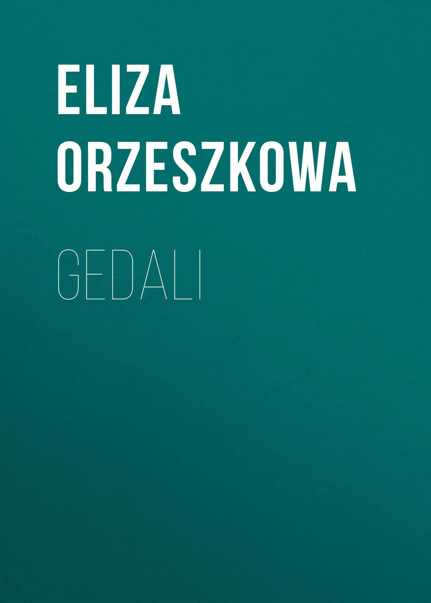 Обложка книги «Gedali»