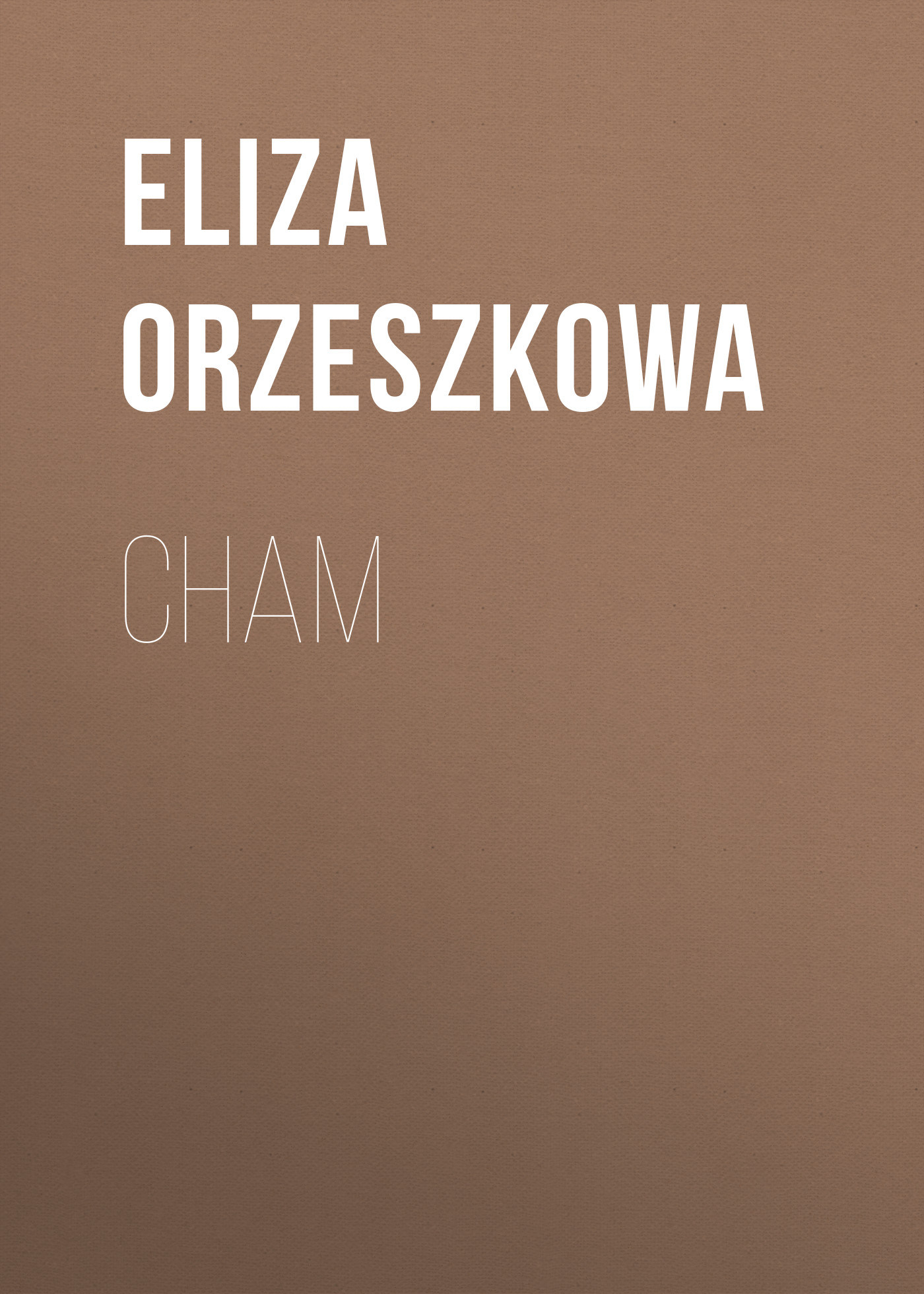 Обложка книги «Cham»
