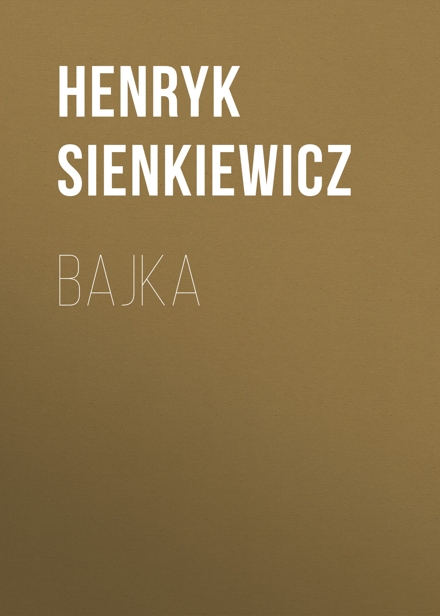 Обложка книги «Bajka»