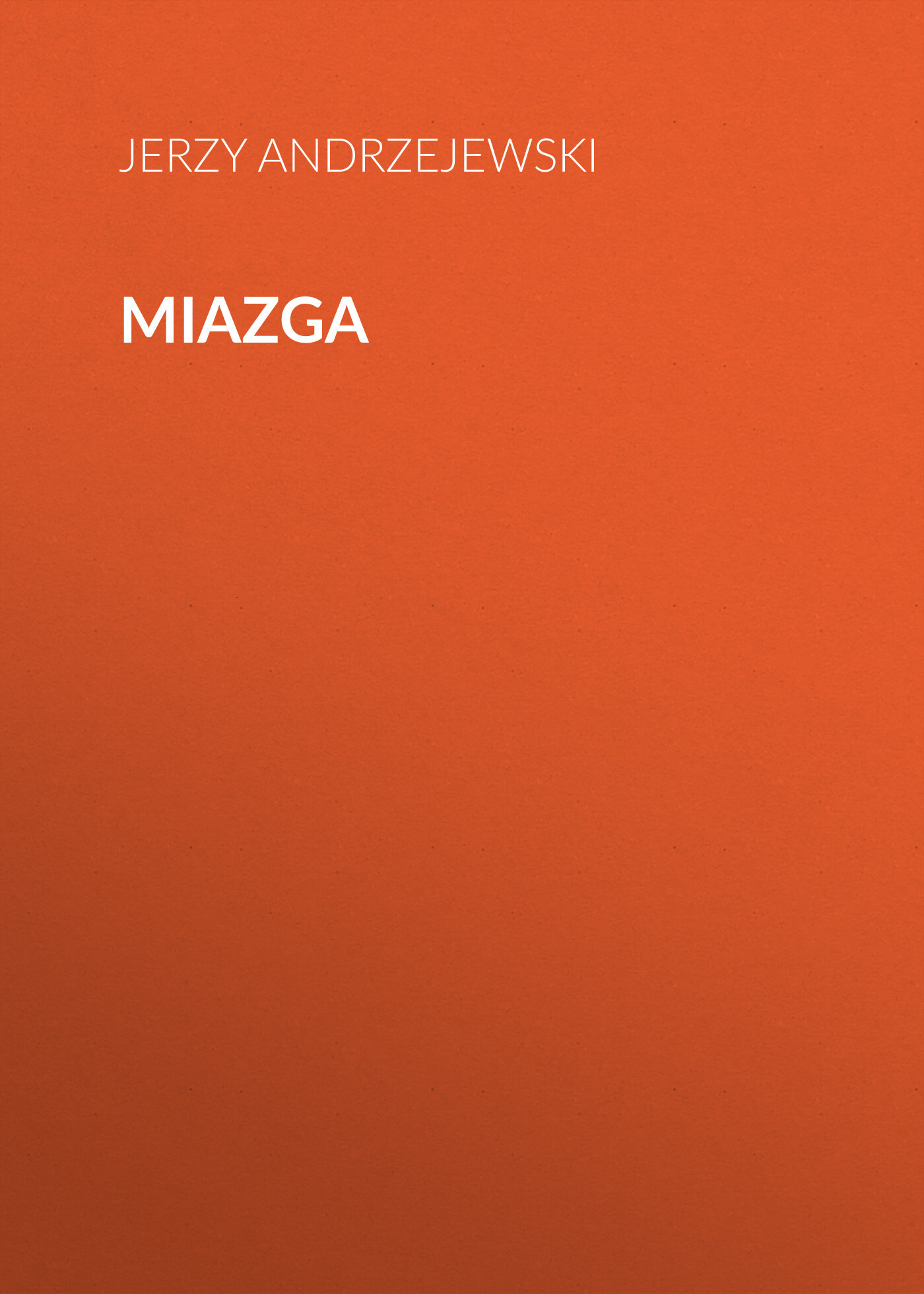 Обложка книги «Miazga»