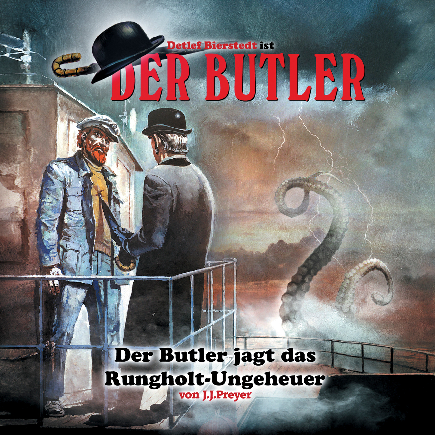 Обложка книги «Der Butler, Der Butler jagt das Runghold-Ungeheuer»