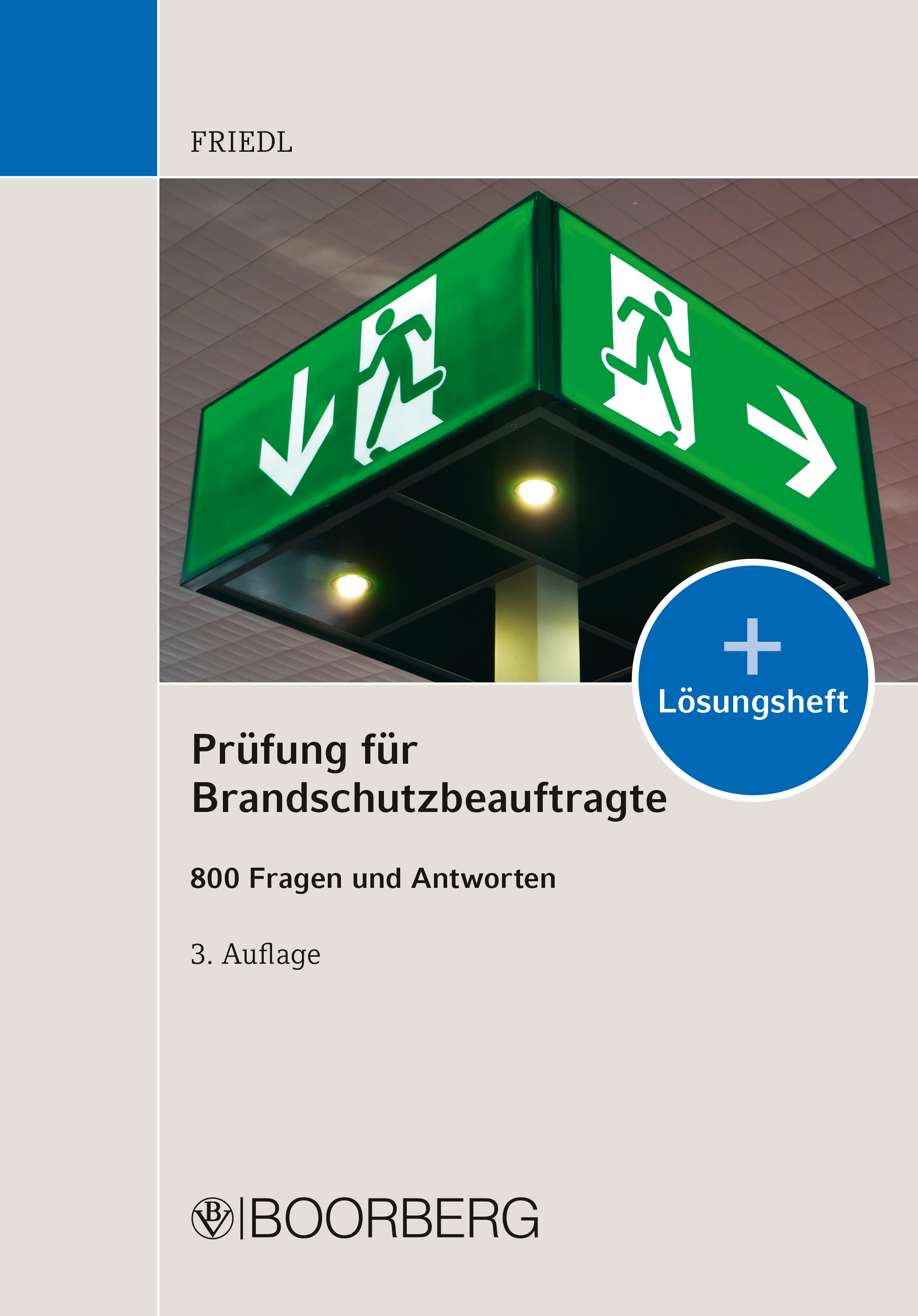 Обложка книги «Prüfung für Brandschutzbeauftragte»