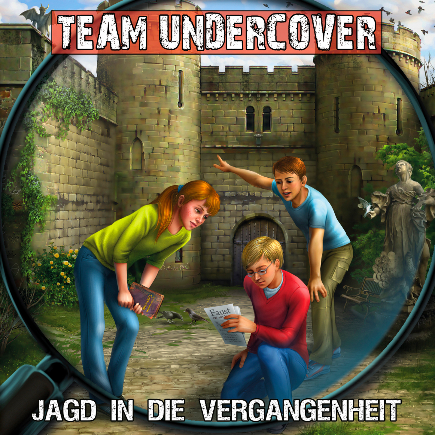 Обложка книги «Team Undercover, Folge 8: Jagd in die Vergangenheit»