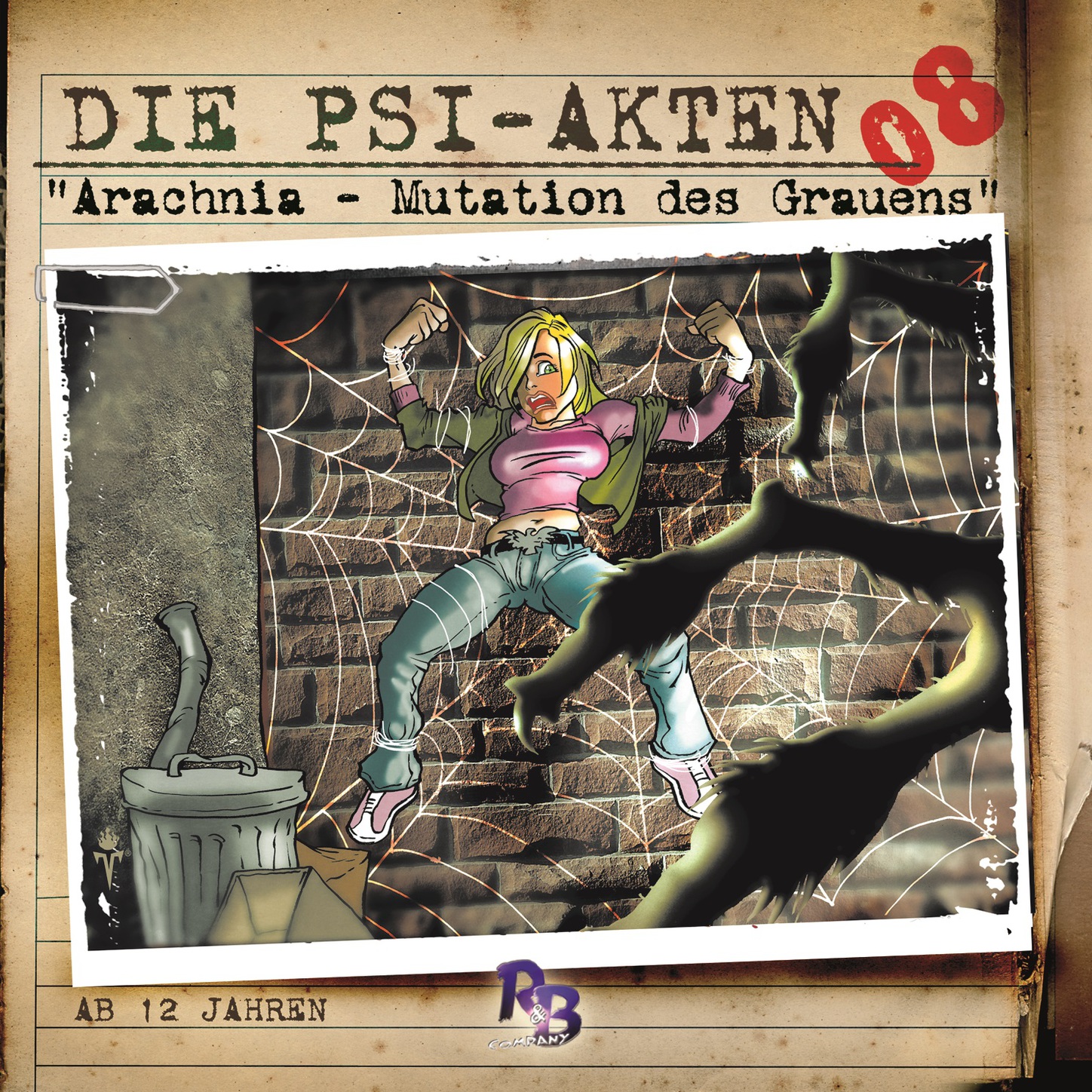 Обложка книги «Die PSI-Akten, Folge 8: Arachnia - Mutation des Grauens»