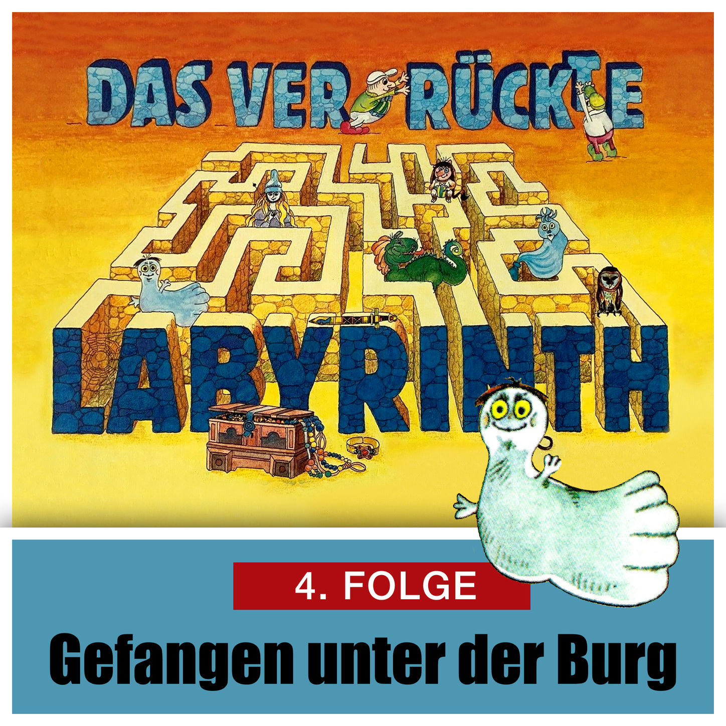 Обложка книги «Das ver-rückte Labyrinth, Folge 4: Gefangen unter der Burg»