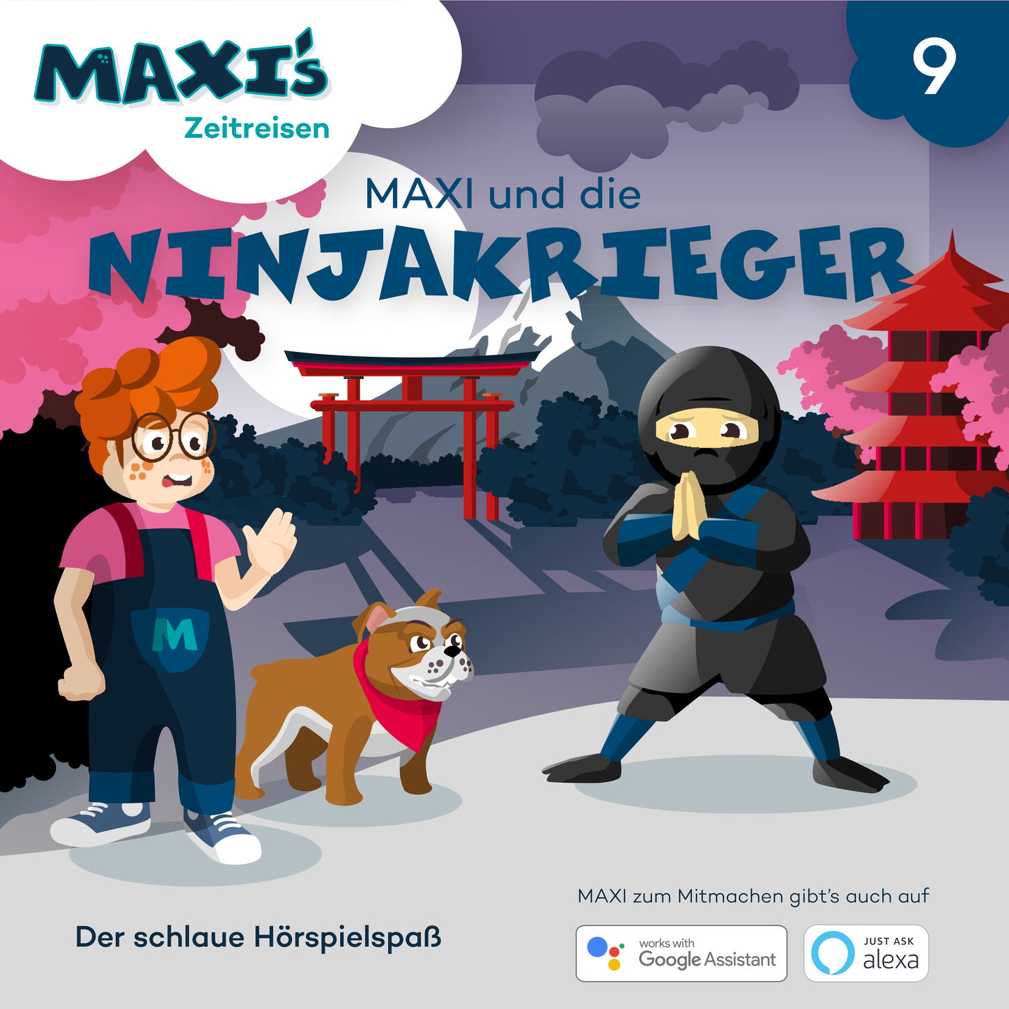 Обложка книги «Maxi's Zeitreisen, Folge 9: Maxi und die Ninjakrieger»