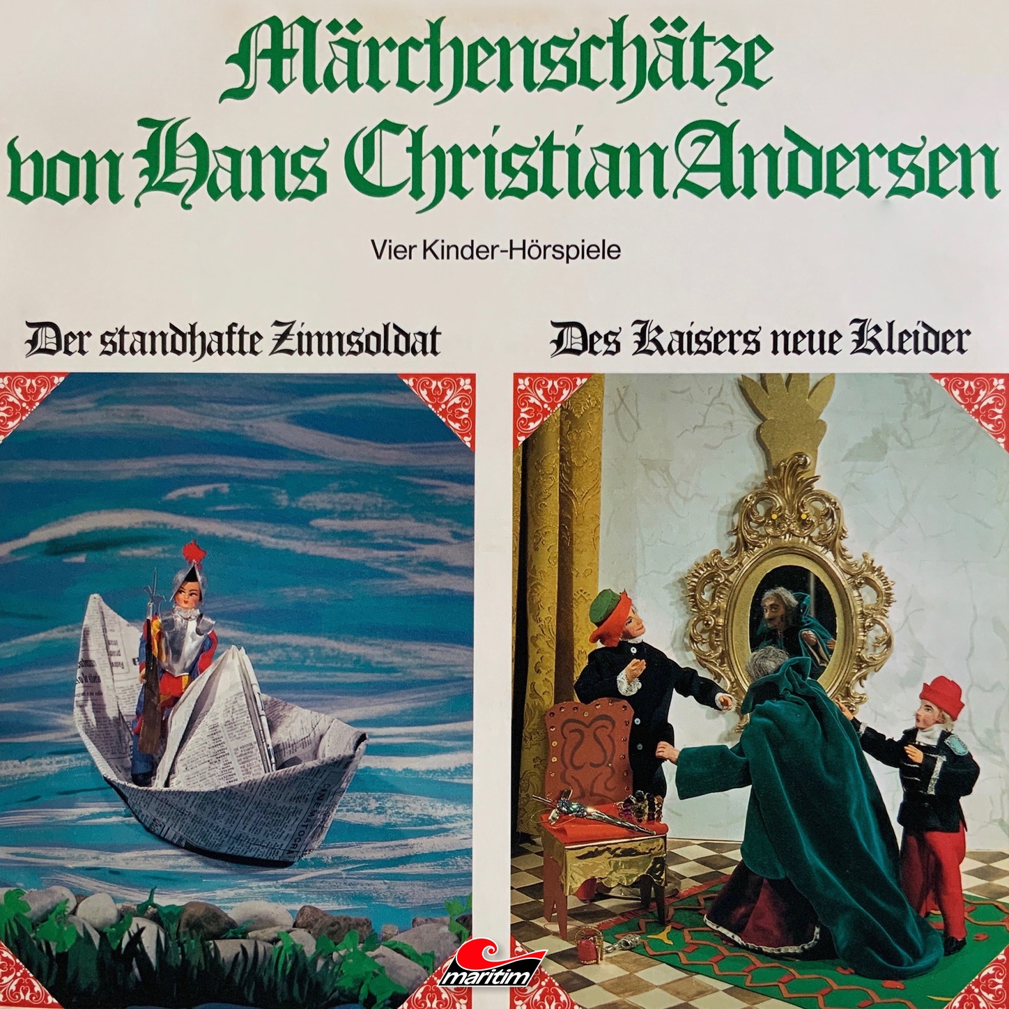Обложка книги «Märchenschätze von Hans Christian Andersen, Der standhafte Zinnsoldat, Des Kaisers neue Kleider, Die Prinzessin auf der Erbse, Das hässliche junge Entlein»