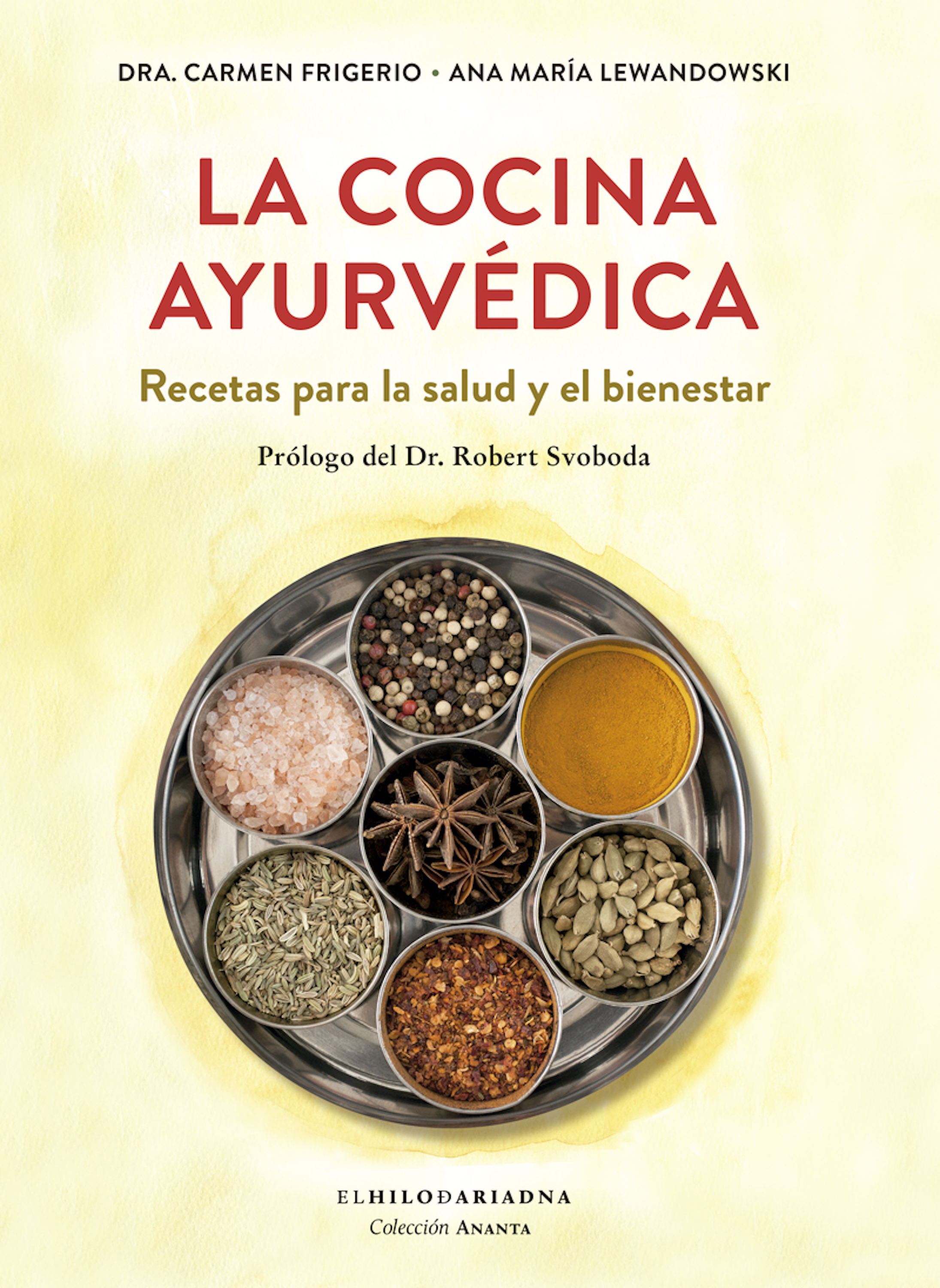 Обложка книги «La cocina ayurvédica»