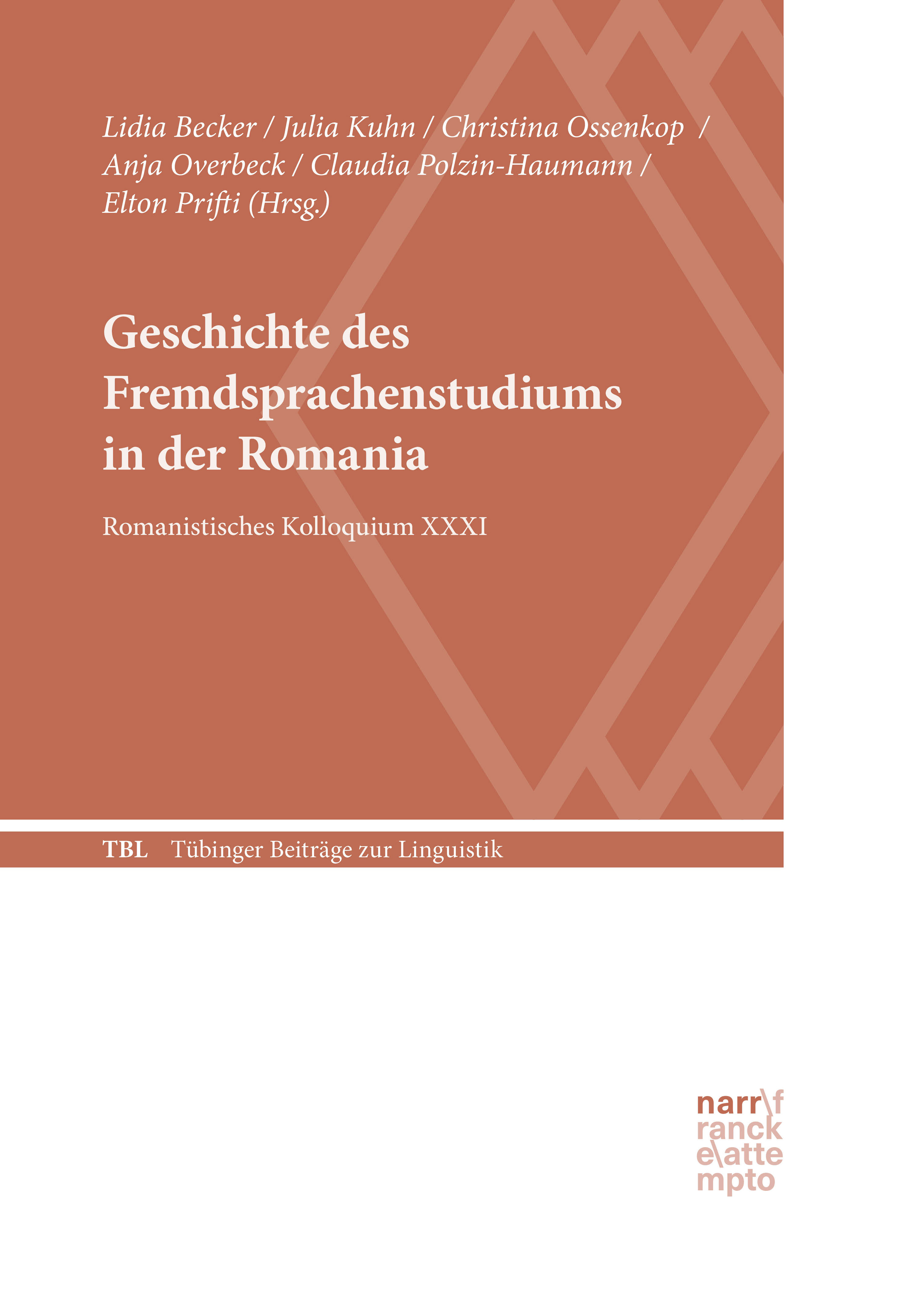 Обложка книги «Geschichte des Fremdsprachenstudiums in der Romania»