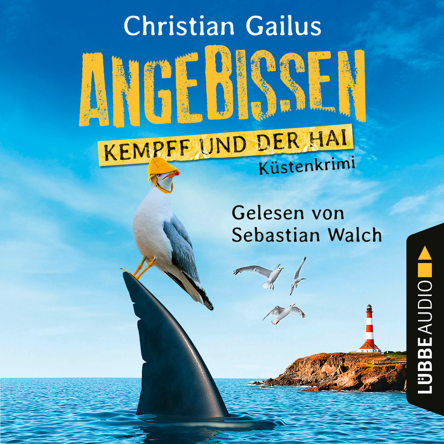 Обложка книги «Angebissen - Kempff und der Hai - Küsten-Krimi (Ungekürzt)»