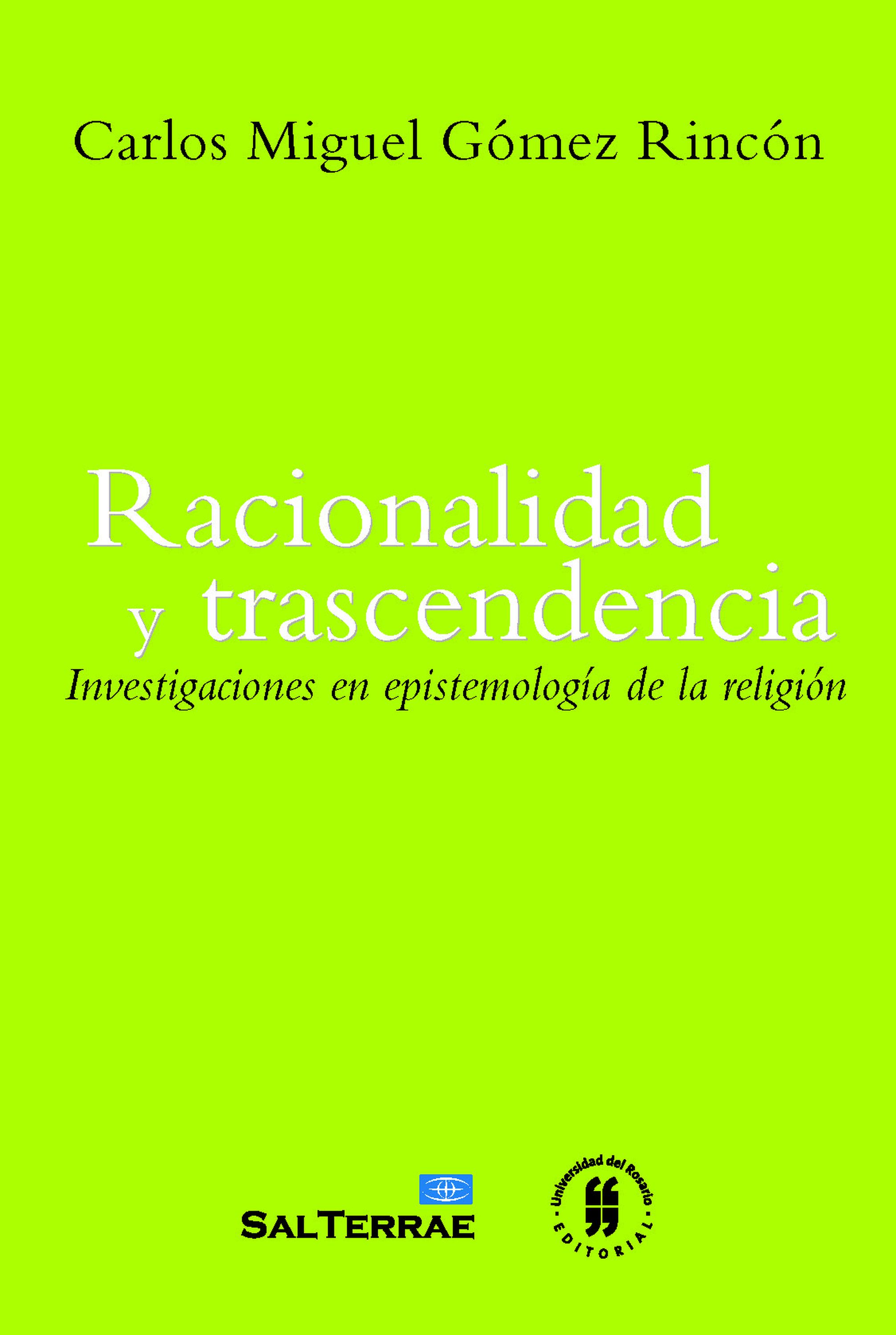 Обложка книги «Racionalidad y trascendencia»