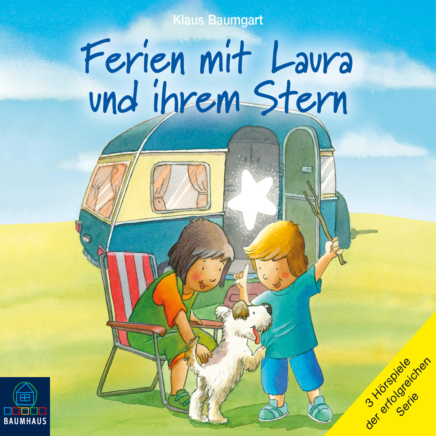 Обложка книги «Ferien mit Laura und ihrem Stern - Lauras Ferien / Lauras erste Übernachtung / Laura und der Ferienhund (Hörspiel)»