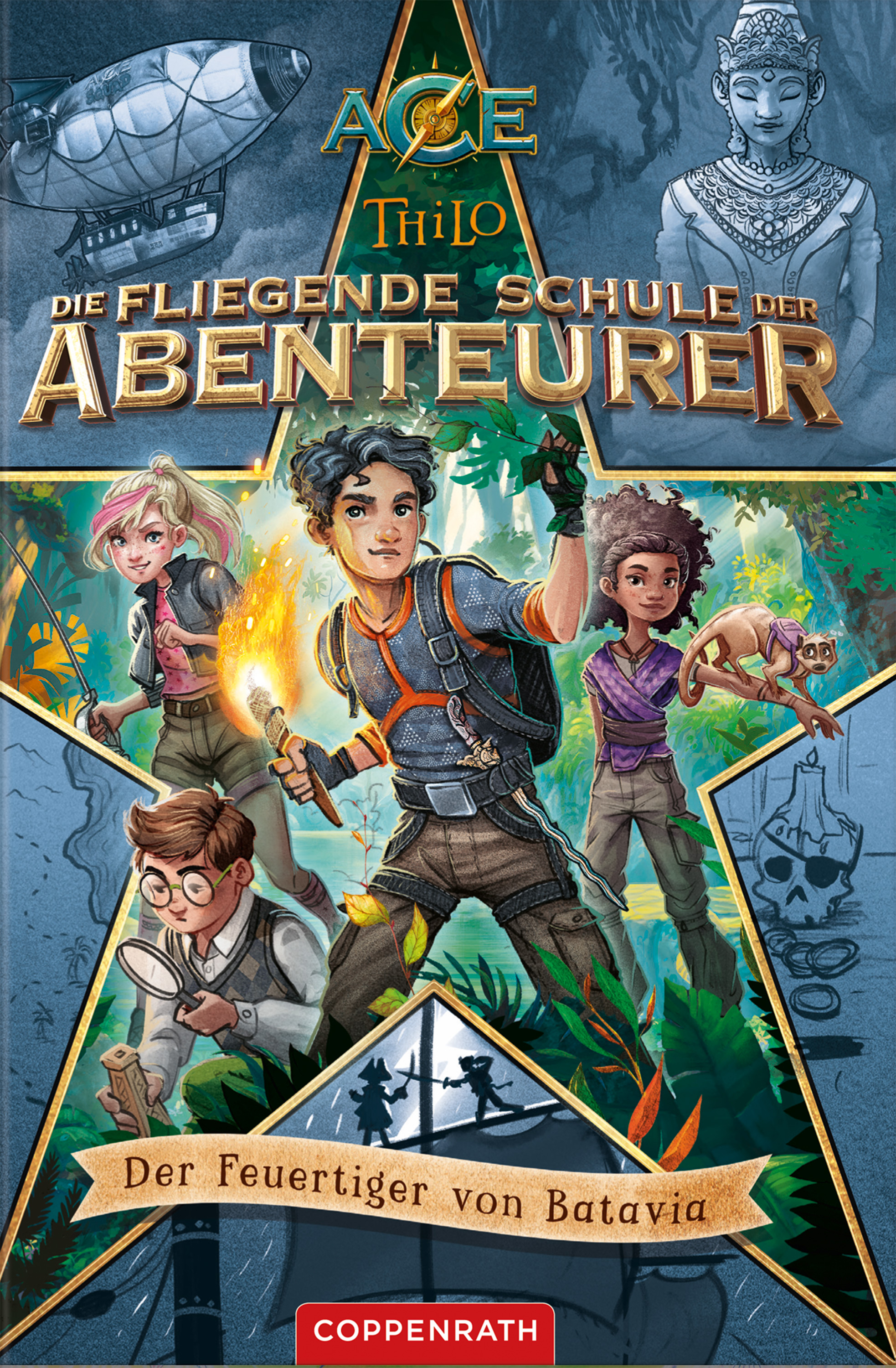 Обложка книги «Die fliegende Schule der Abenteurer»